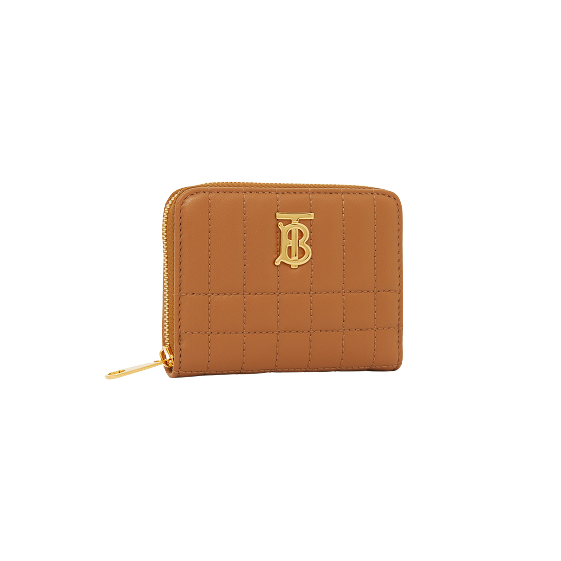 Burberry Quilted Leather Lola Zip Wallet Maple Brown 상세 이미지 2