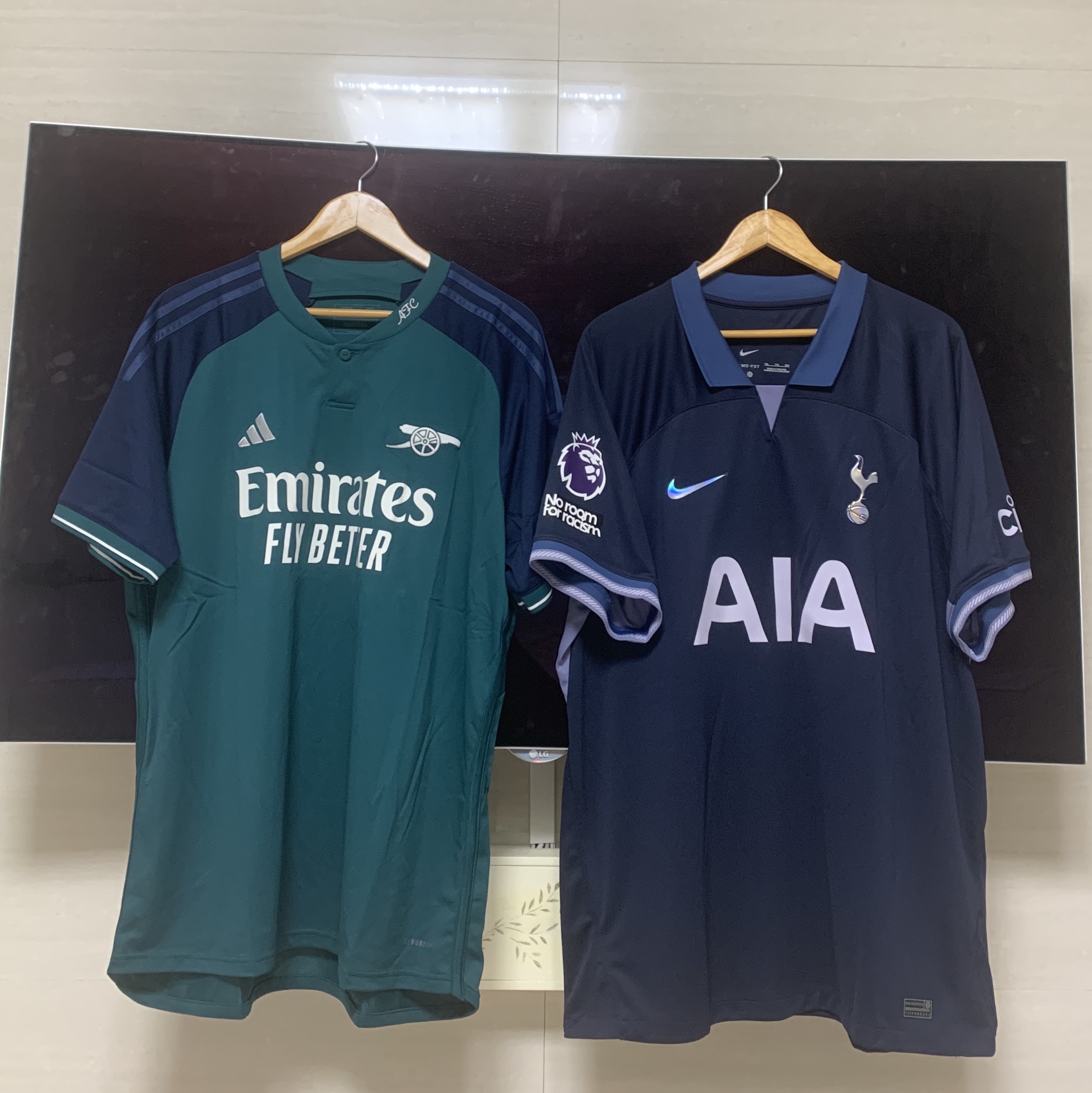 Nike Tottenham Hotspur 2023/24 Dri-Fit Stadium Away Jersey Mystic Navy (Non Marking Ver.) 착용 스타일