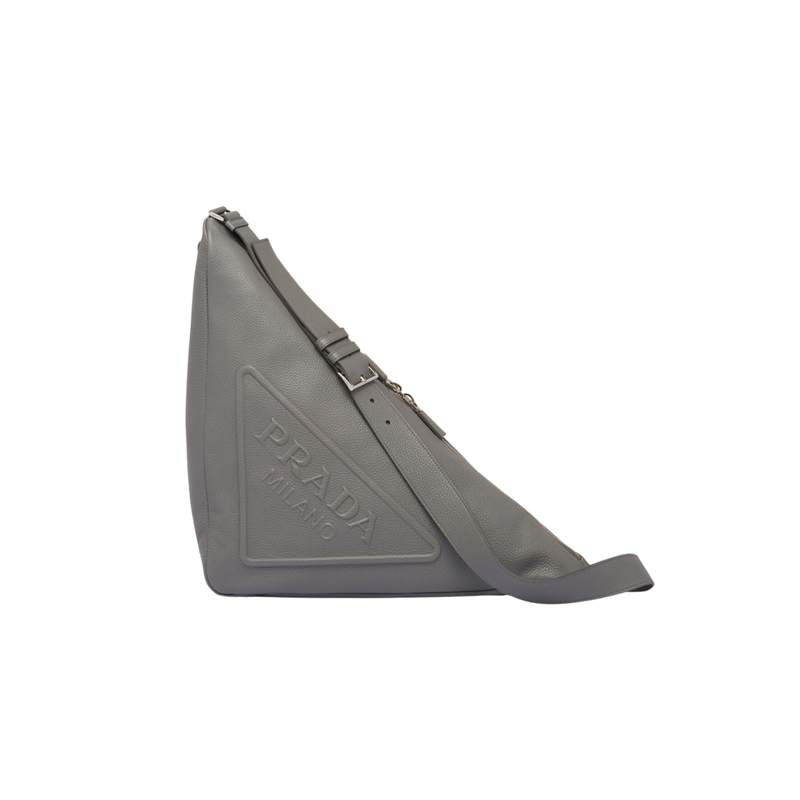 Prada large leather p style kream