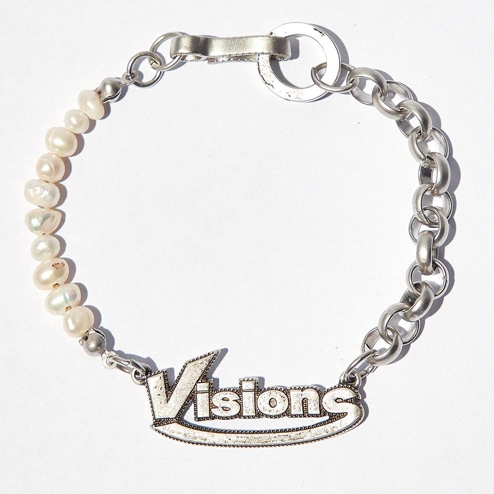 Haleine Antique Silver & Pearl Visions Bracelet 착용 스타일