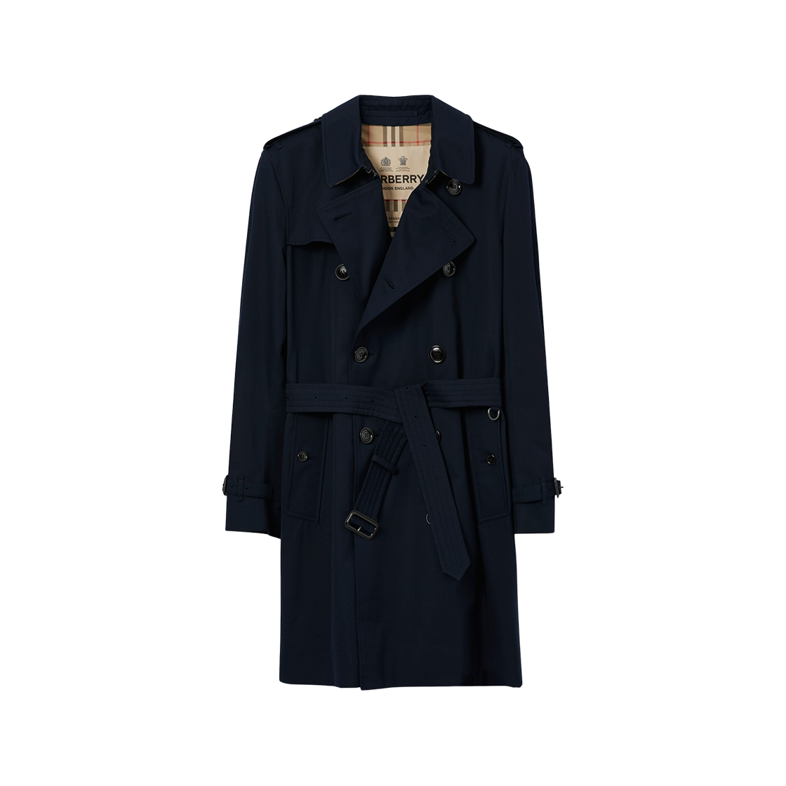 Burberry Kensington Heritage Trench Coat Black 상세 이미지 1