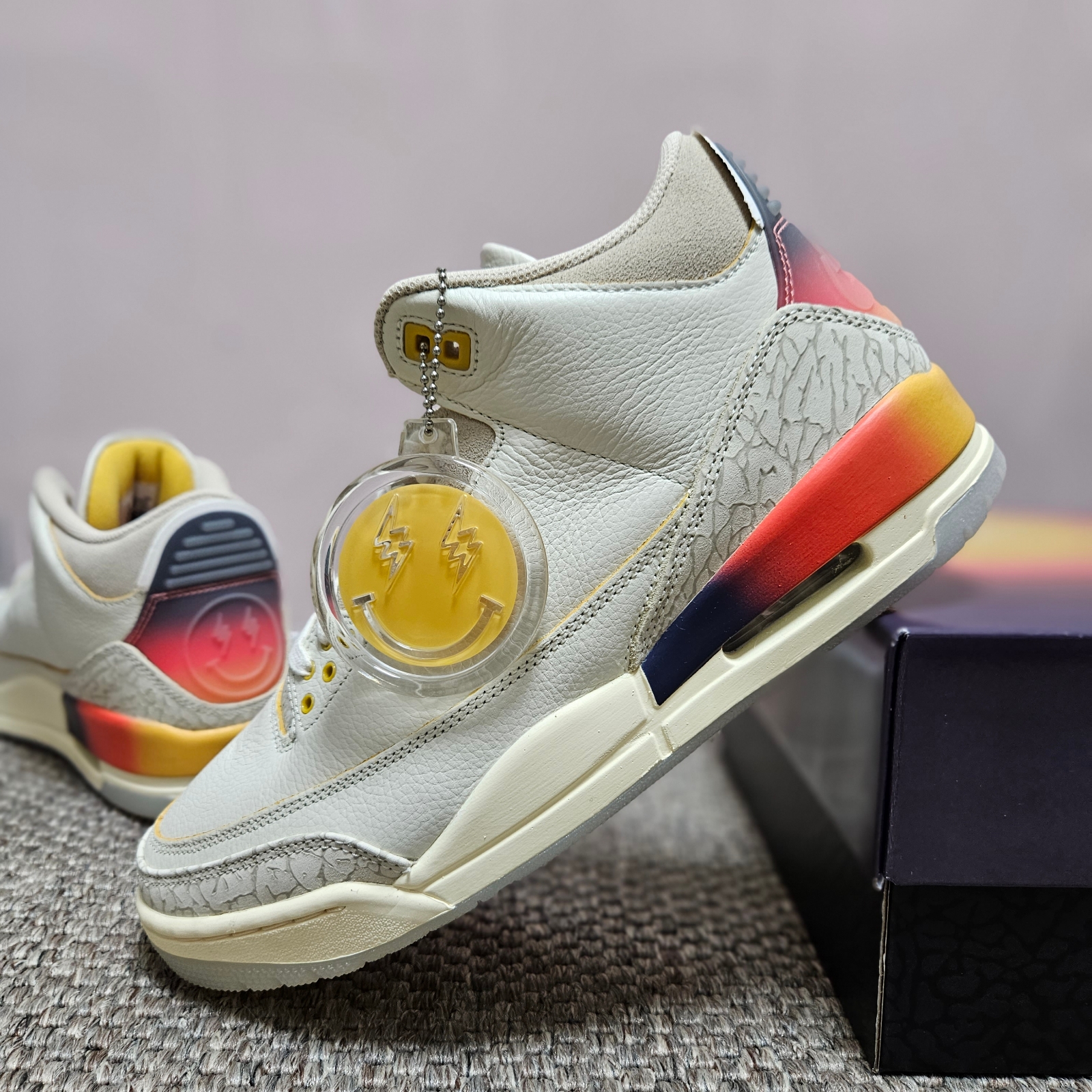 Jordan 3 x J Balvin Retro SP Sunset 착용 스타일 - 1