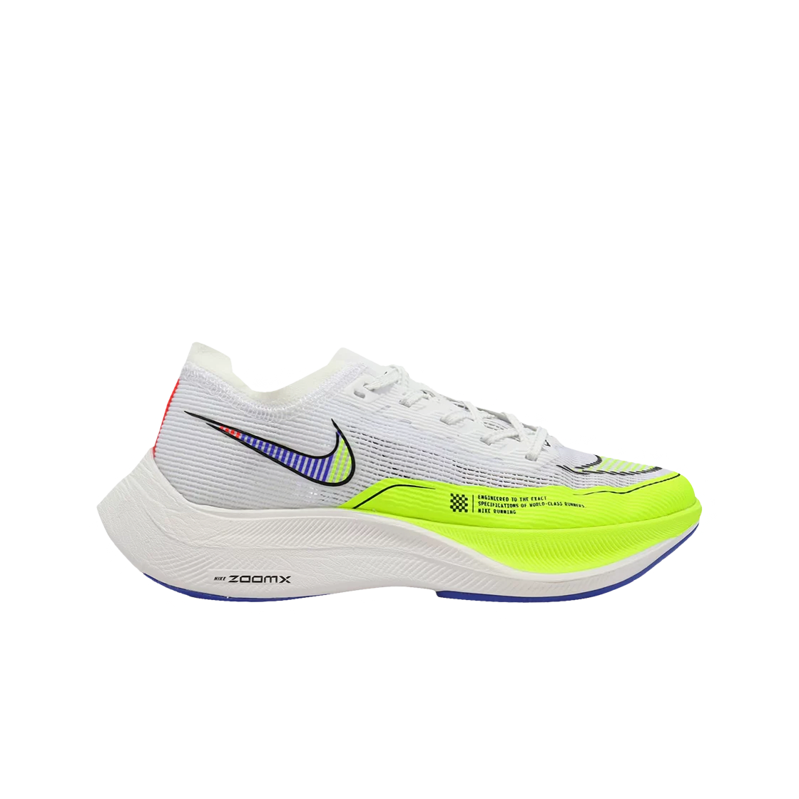 (W) 나이키 줌X 베이퍼플라이 넥스트% 2 화이트 볼트((W) Nike ZoomX Vaporfly Next% 2 White Bolt) - 1