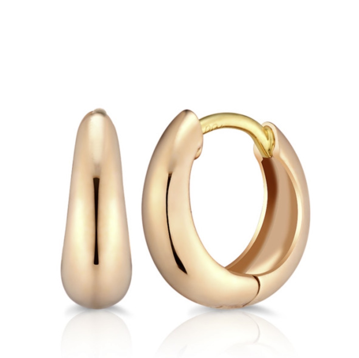 Miko Women Nox Earring Pink Gold 착용 스타일