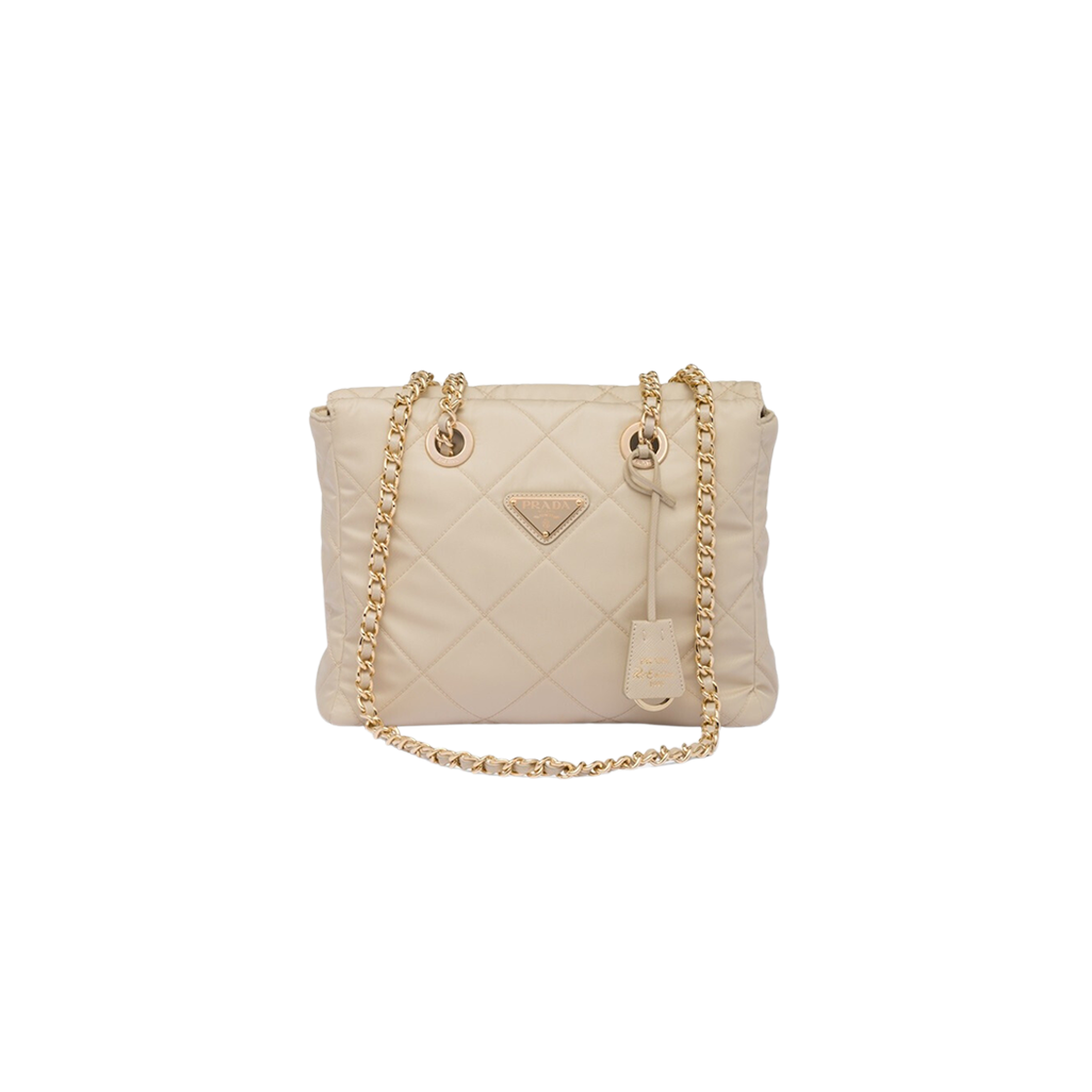 Prada Re-Edition 1995 Chaine Re-Nylon Tote Bag Desert Beige 상세 이미지 1