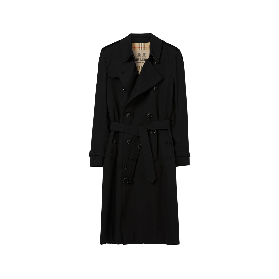 Burberry Kensington Heritage Trench Coat Black 상세 이미지 1