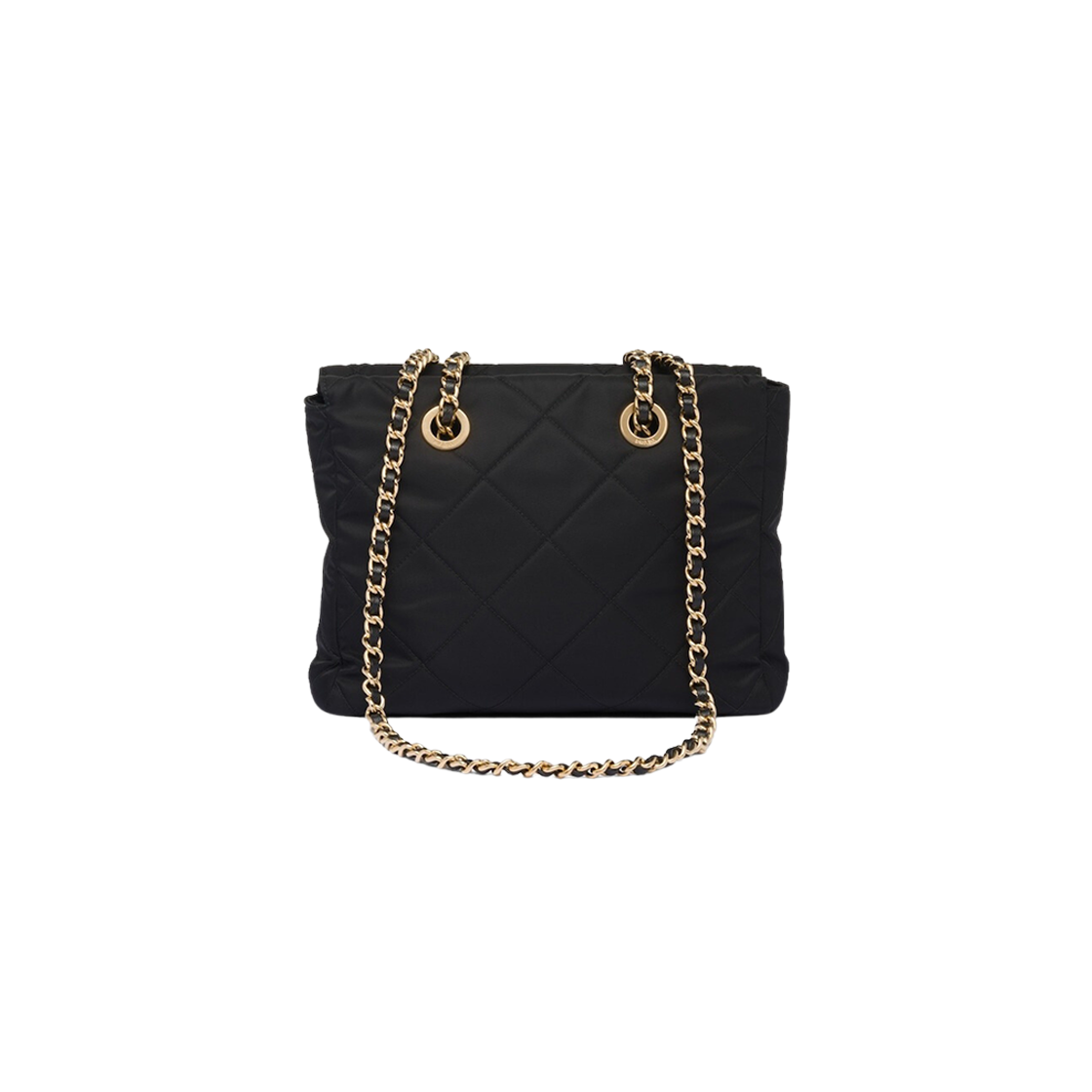 PRADA｜ (1BG468 2AOS F0002) Black Prada Re-Edition 1995 Chaîne small Re-Nylon tote bag