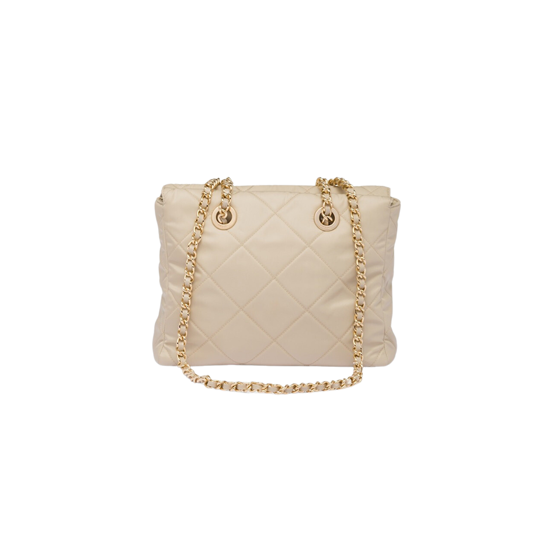 Prada Re-Edition 1995 Chaine Re-Nylon Tote Bag Desert Beige 상세 이미지 3