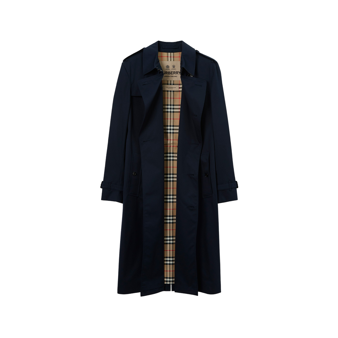 Burberry Kensington Heritage Trench Coat Coal Blue 상세 이미지 2