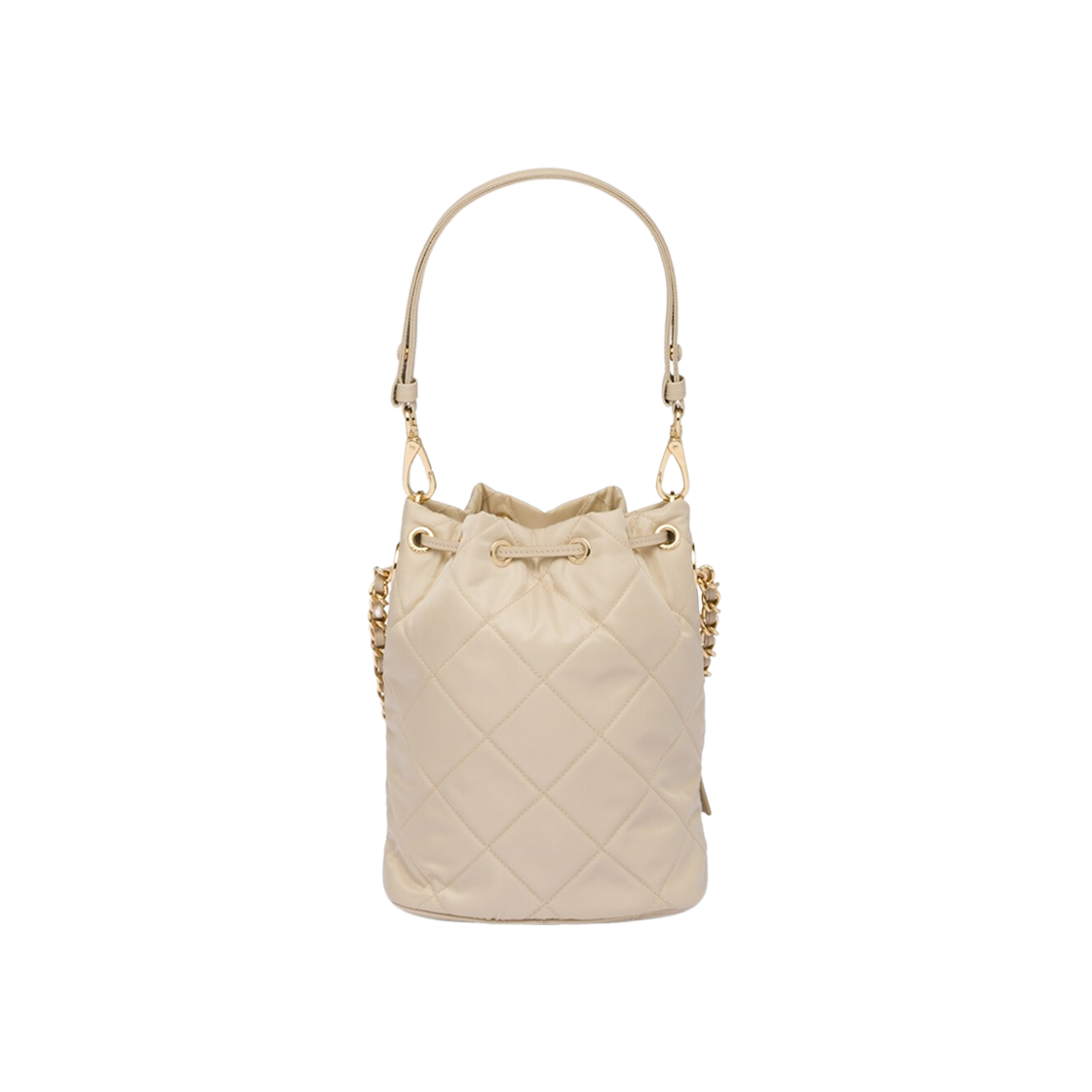 Prada Re-Edition 1995 Chaine Re-Nylon Shoulder Bag Desert Beige 상세 이미지 3