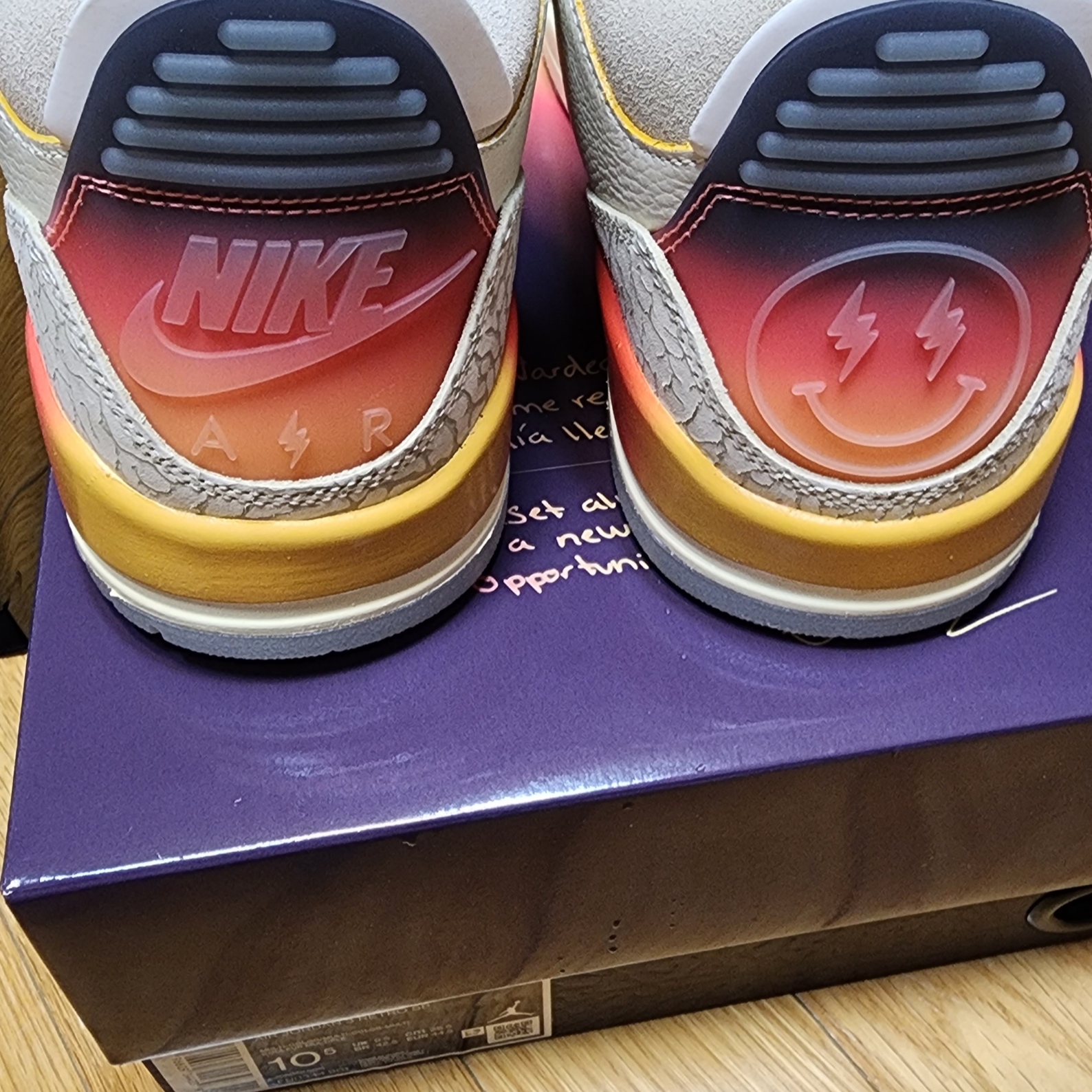 Jordan 3 x J Balvin Retro SP Sunset 착용 스타일 - 4