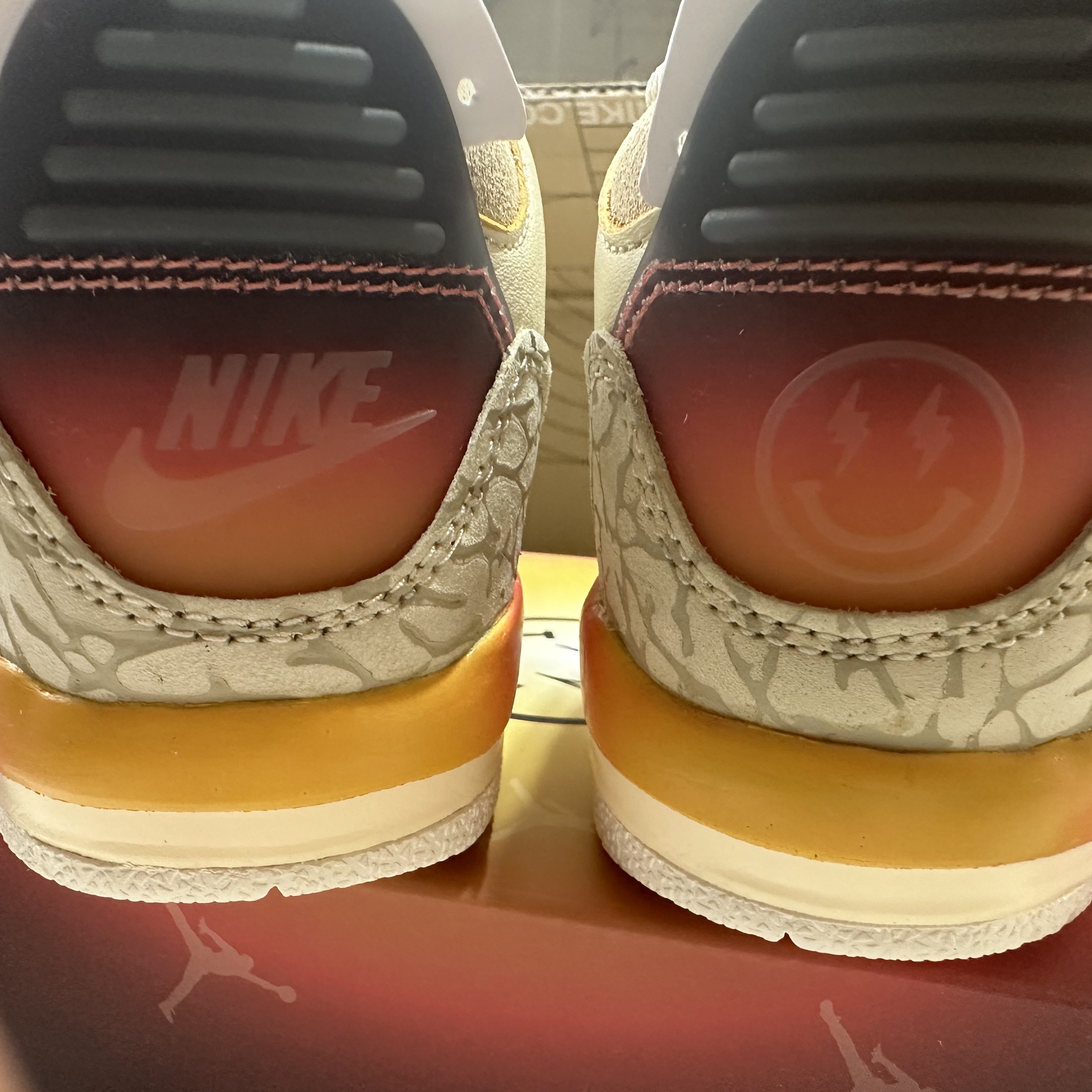 (TD) Jordan 3 x J Balvin Retro SP Sunset 착용 스타일 - 1