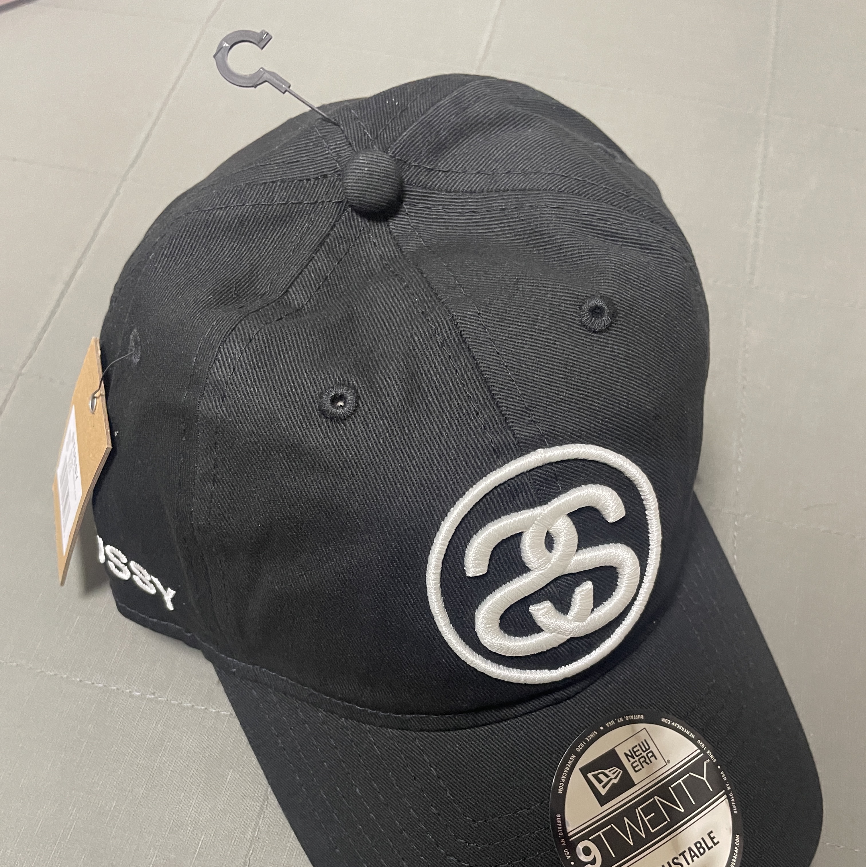 Stussy SS Link 9Twenty Cap Black 착용 스타일