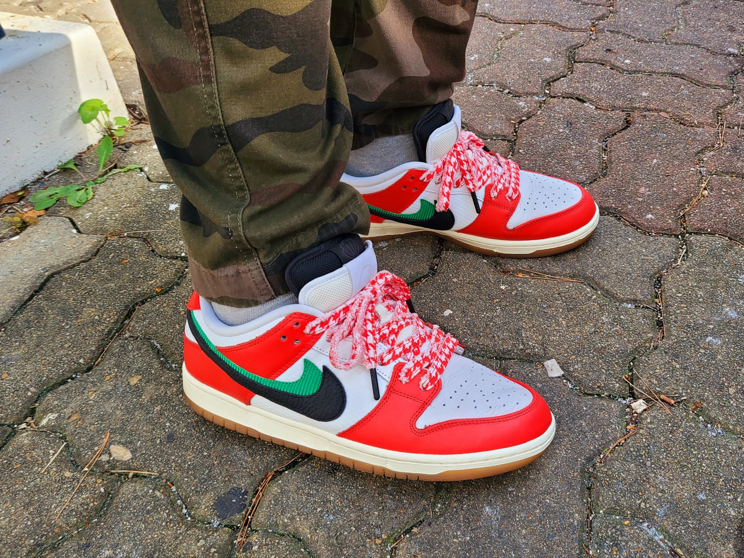 Nike x Frame Skate SB Dunk Low Pro Habibi, (W) Nike Dunk Low Lemon Drop 착용 스타일 - 1