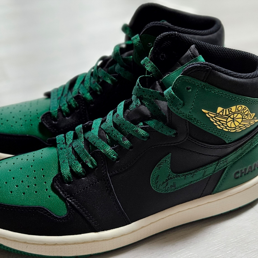 Jordan 1 x Eastside Golf High Golf 1961 Black Malachite 착용 스타일 - 1