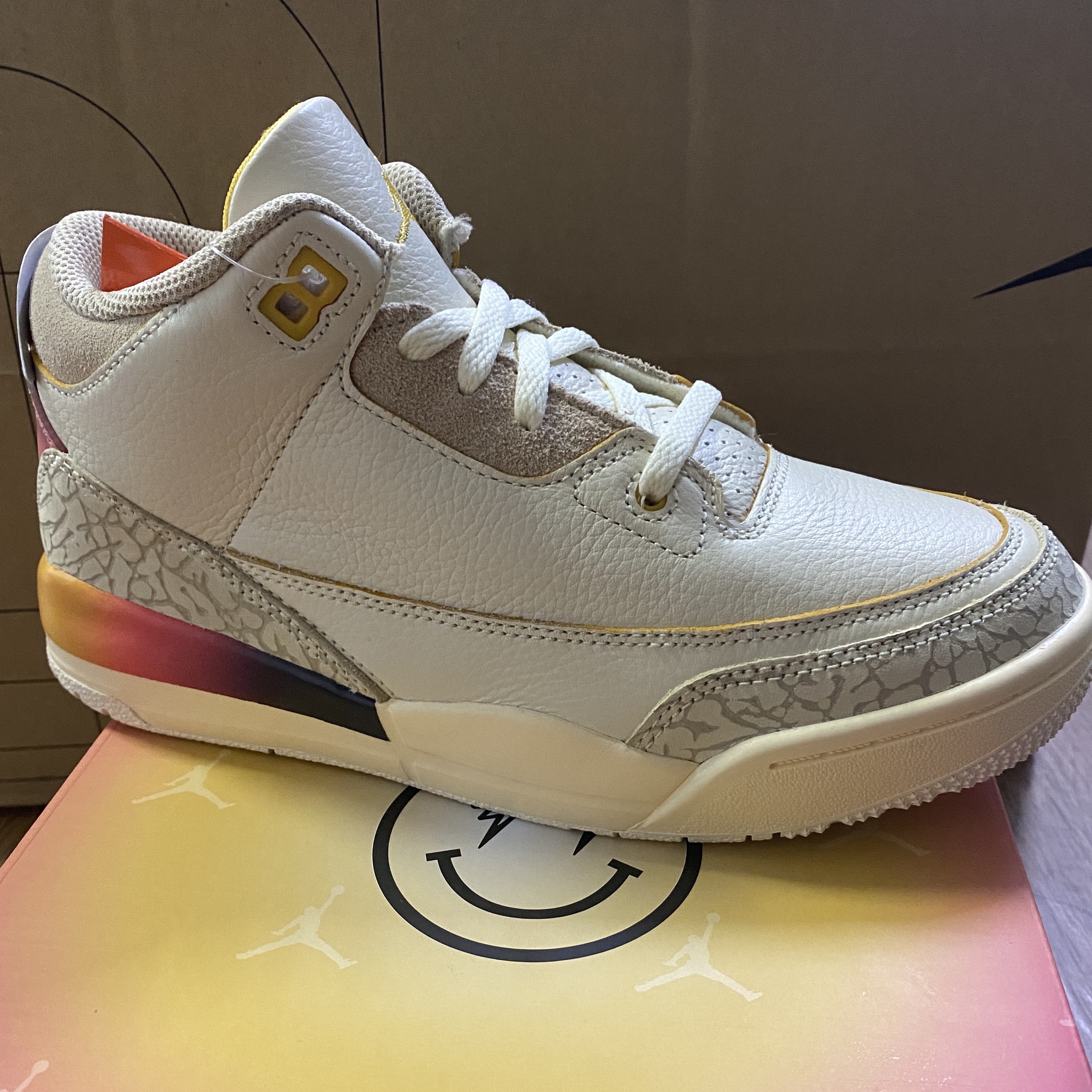 (PS) Jordan 3 x J Balvin Retro SP Sunset 착용 스타일 - 2