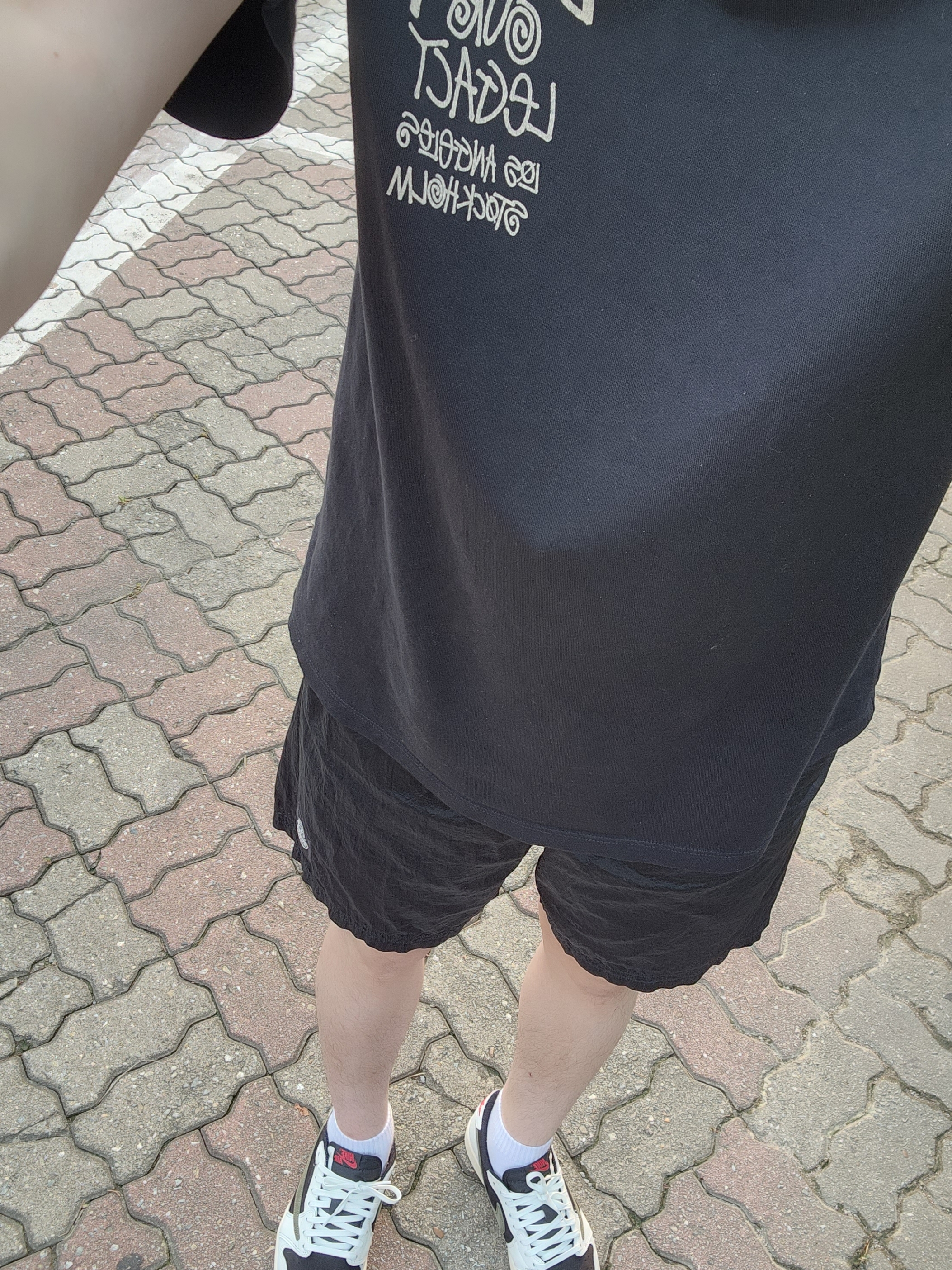 Stone Island B0943 Nylon Metal Swimming Trunk Black - 22SS, (W) Jordan 1 x Travis Scott Retro Low OG SP Medium Olive 착용 스타일