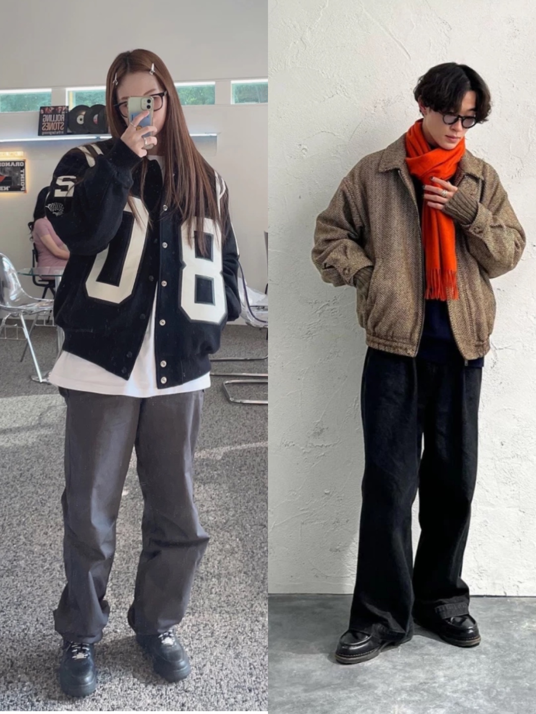 Gentle Monster Volta 01 Black, Gentle Monster x Maison Margiela MM010 Clear Black 착용 스타일 - 2