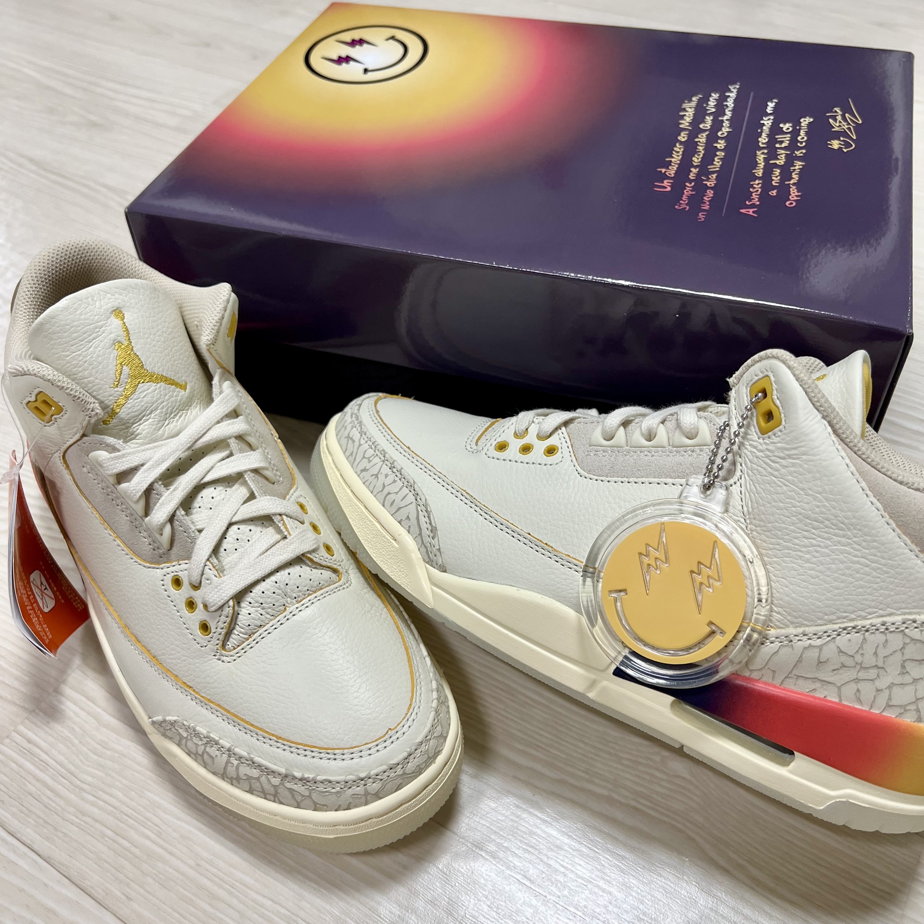 Jordan 3 x J Balvin Retro SP Sunset 착용 스타일 - 3