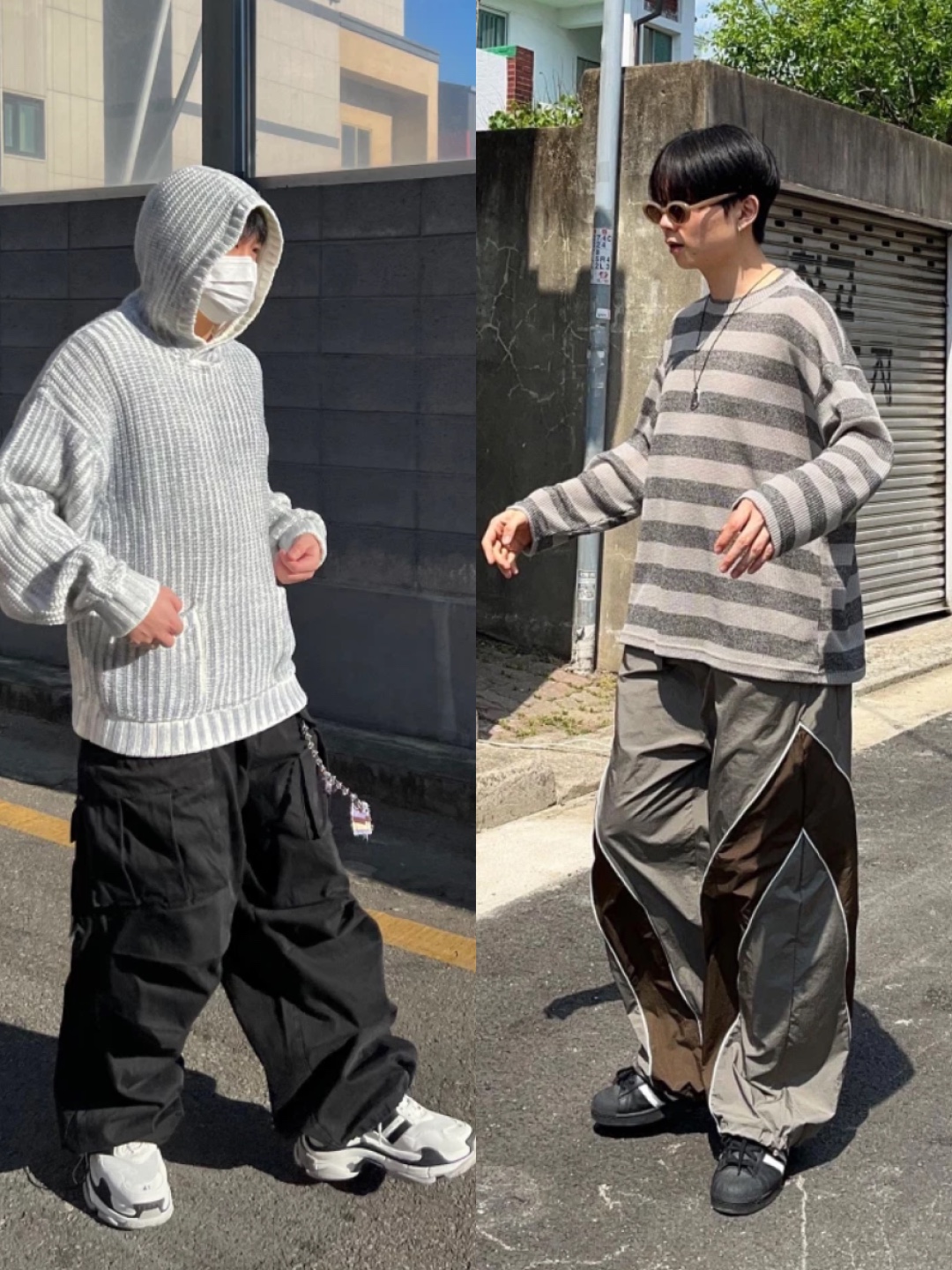 Stussy Curly S Sweater Green, Jordan 1 x Travis Scott Retro High OG SP Mocha 착용 스타일 - 3