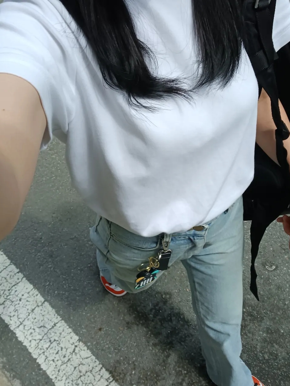 (W) Jordan 1 Low OG Starfish 착용 스타일 - 2