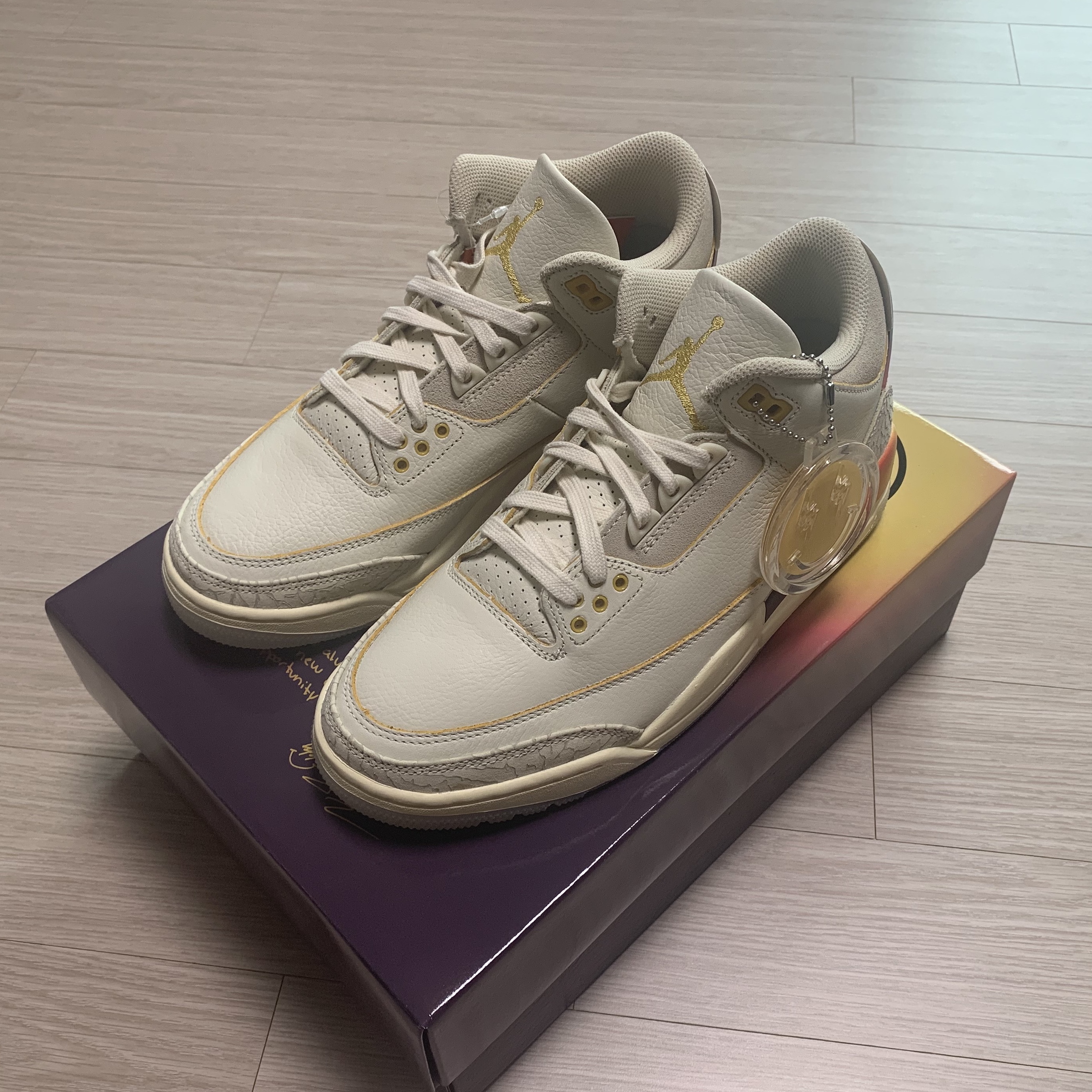 Jordan 3 x J Balvin Retro SP Sunset 착용 스타일 - 1