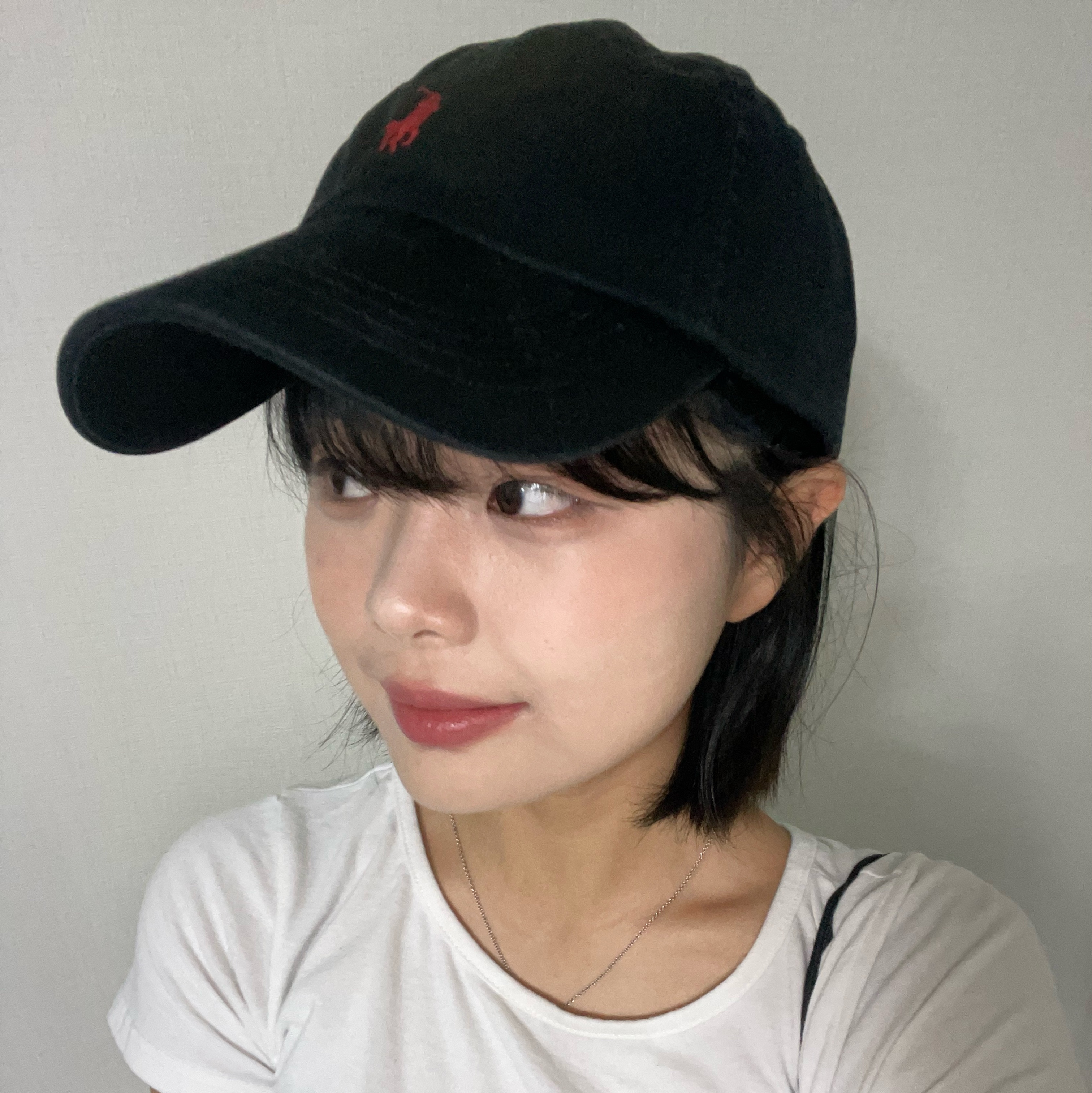 [30%적립] Polo Ralph Lauren Cotton Chino Ball Cap Polo Black 착용 스타일 - 1