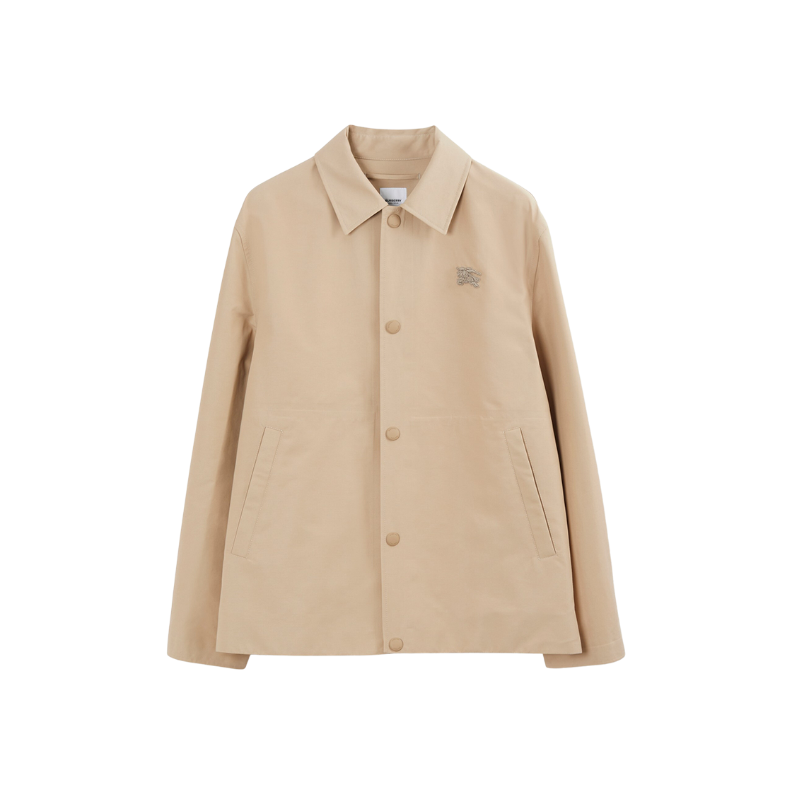 Burberry EKD Appliqué Technical Cotton Jacket Soft Fawn 상세 이미지 1