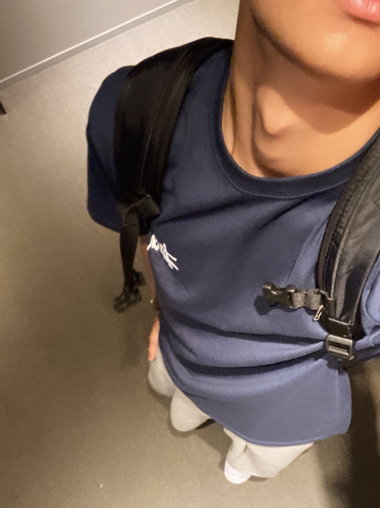 Stussy Basic Stussy T-Shirt Navy 2023 착용 스타일