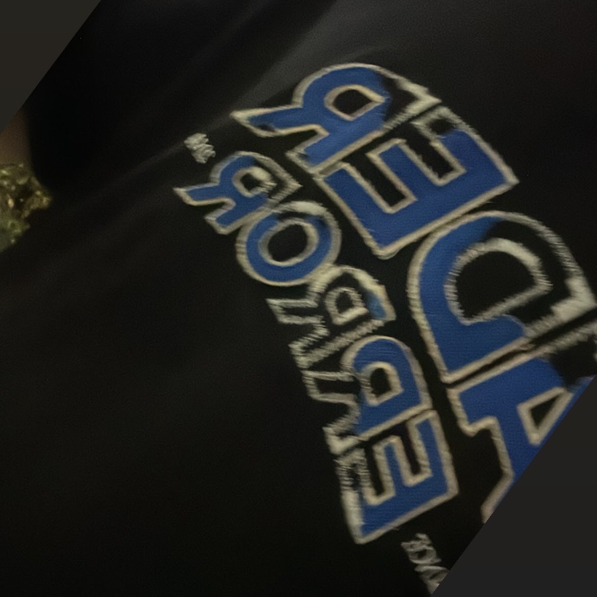 Ader Error Edca Logo T-Shirt Noir 착용 스타일