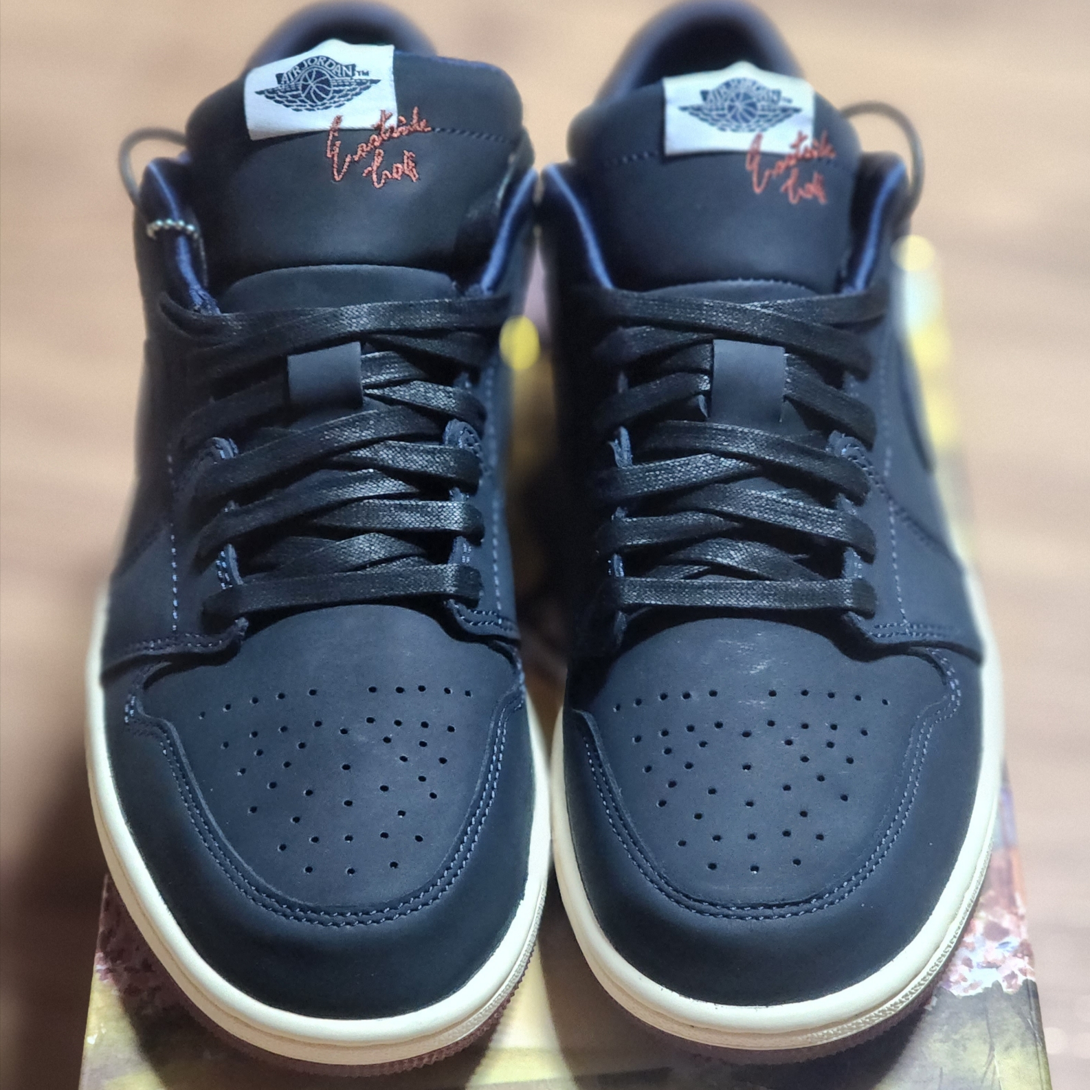 Jordan 1 x Eastside Golf Low Midnight Navy 착용 스타일 - 1