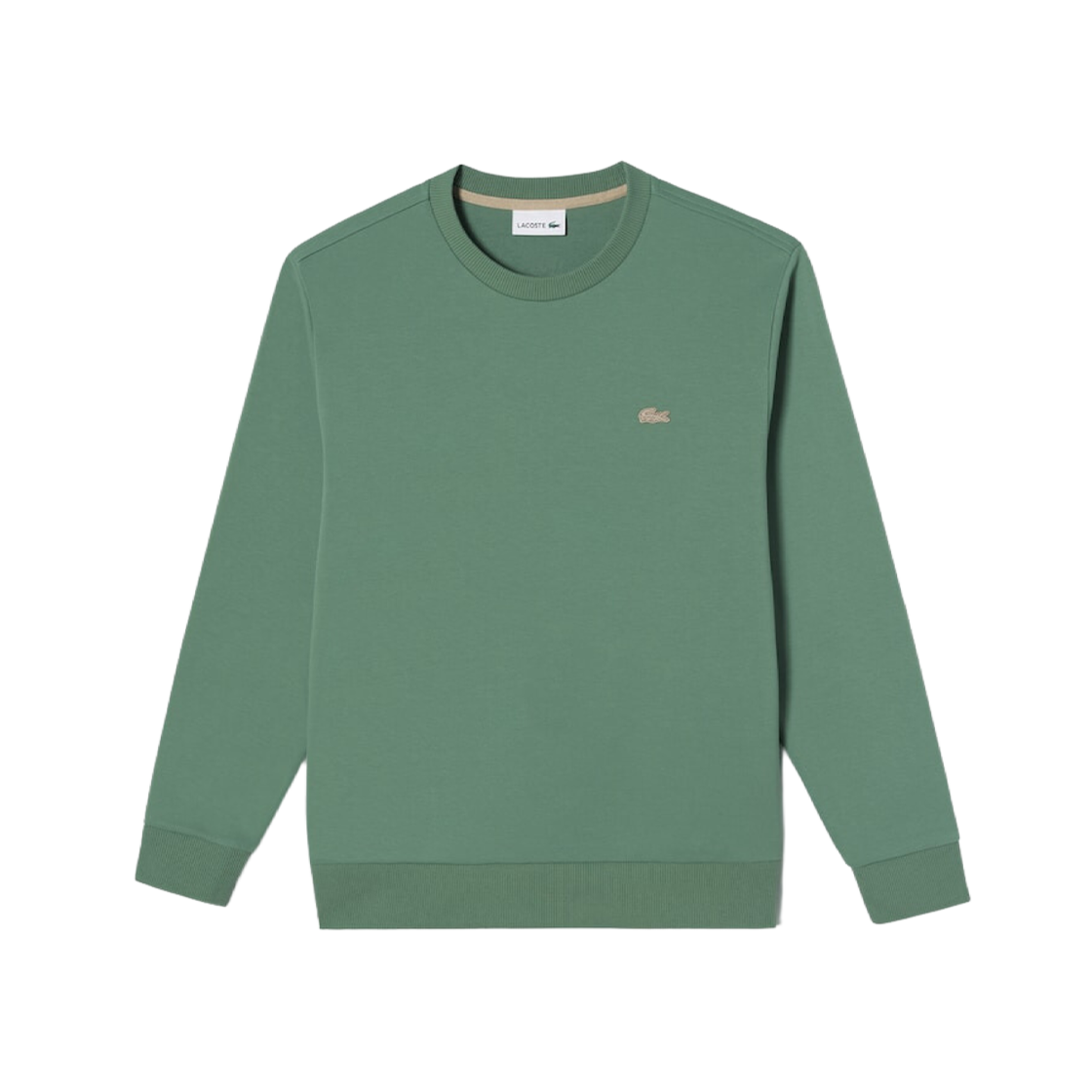 Lacoste Color Croc Crewneck Sweatshirt Khaki Green 상세 이미지 1