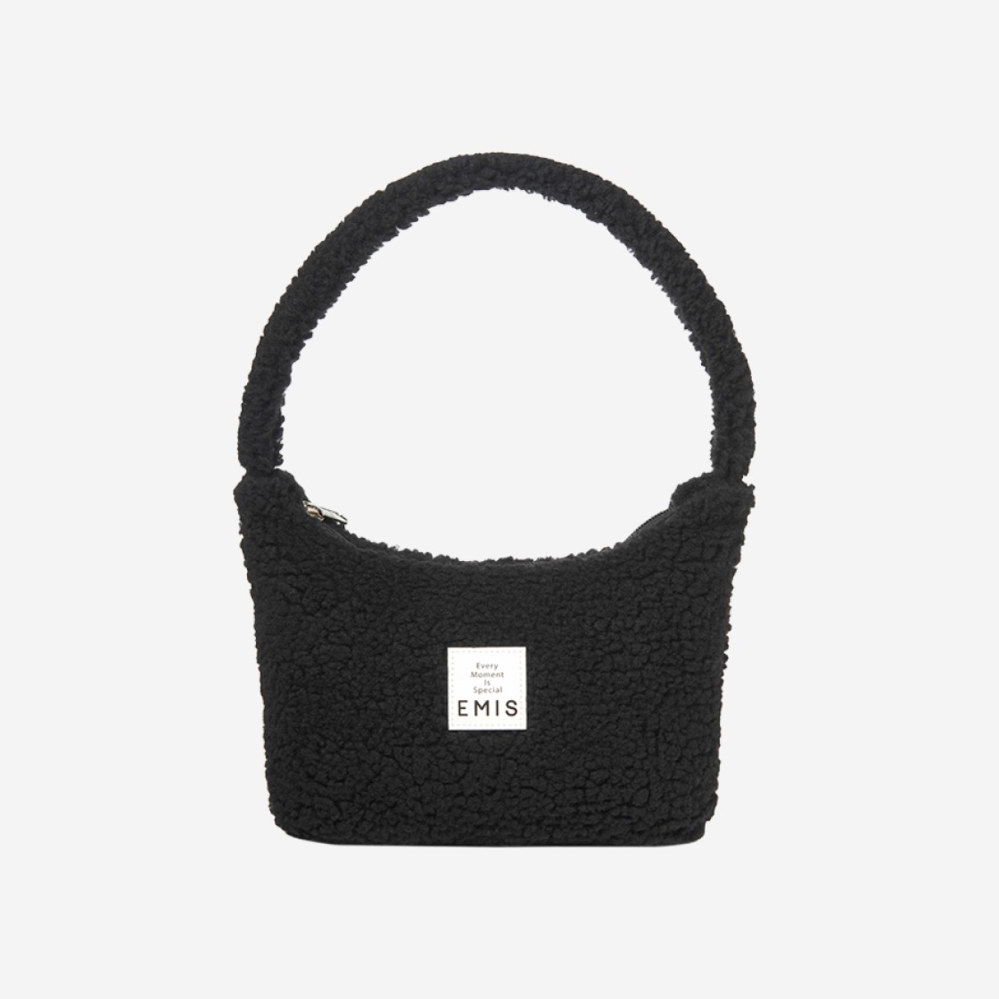 Emis Boucle Hobo Bag Black 상세 이미지 1