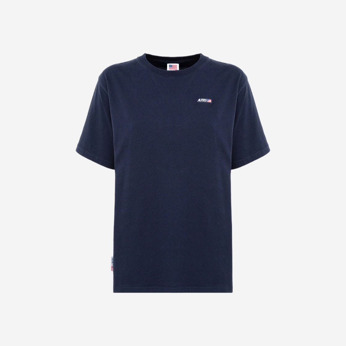 (W) Autry Logo Icon Crew Neck T-Shirt Blue 상세 이미지 1