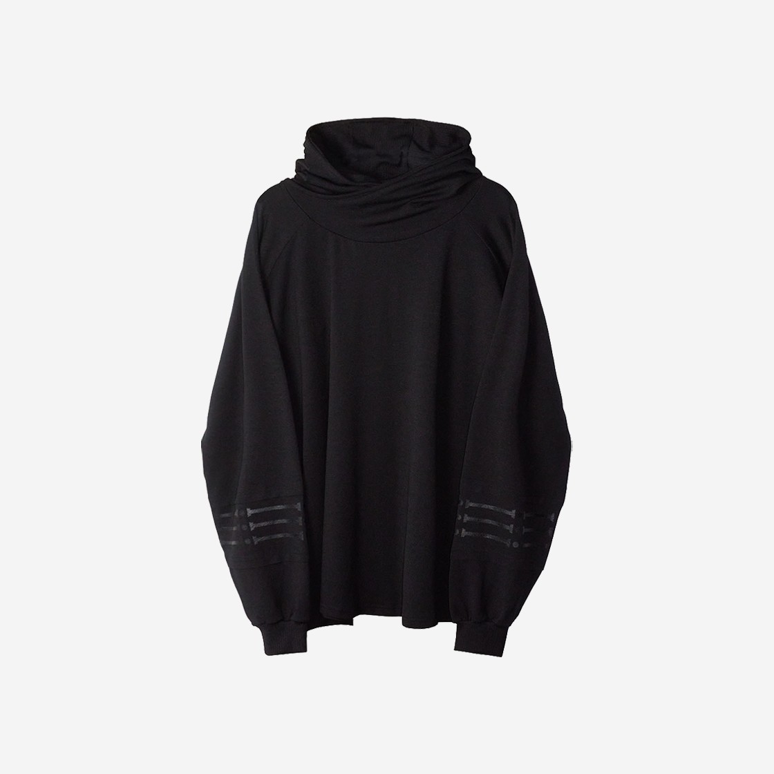 Ignota Core:6 Cut Hoodie Black 상세 이미지 1