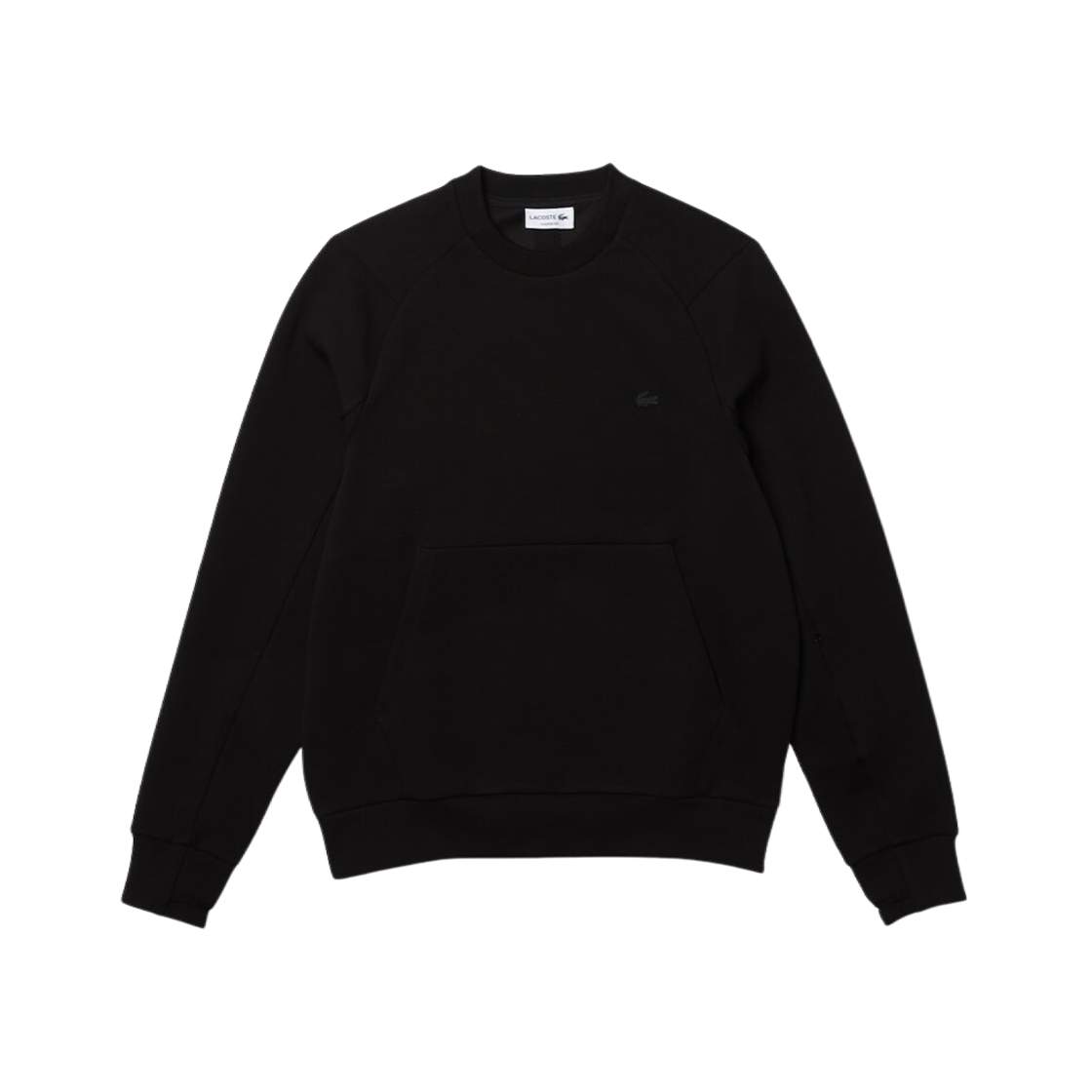 Lacoste Active Double Faced Crewneck Sweatshirt Black 상세 이미지 1