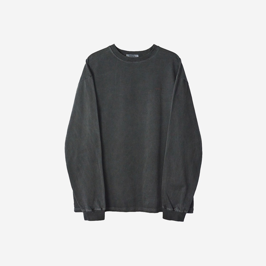 Ignota Core:6 Type.2 Column Long Sleeve T-Shirt Charcoal 상세 이미지 1