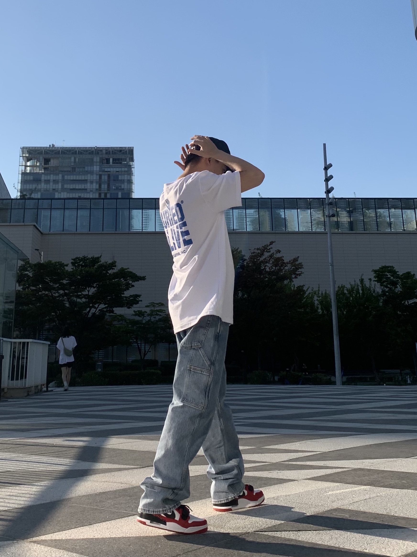 Jordan Legacy 312 Low Chicago 2022 착용 스타일 - 2