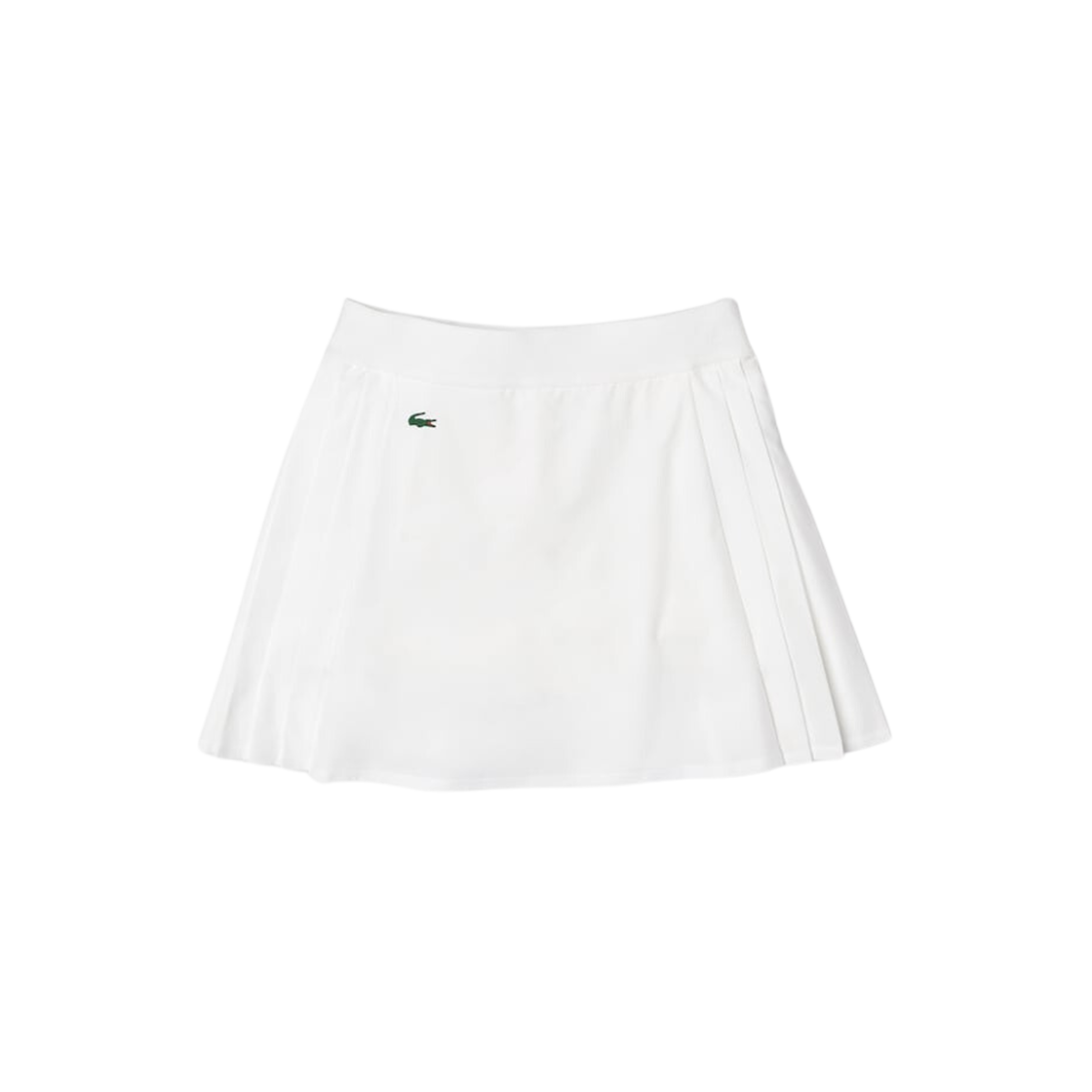 (W) Lacoste Side Pleats Skirt White 상세 이미지 1