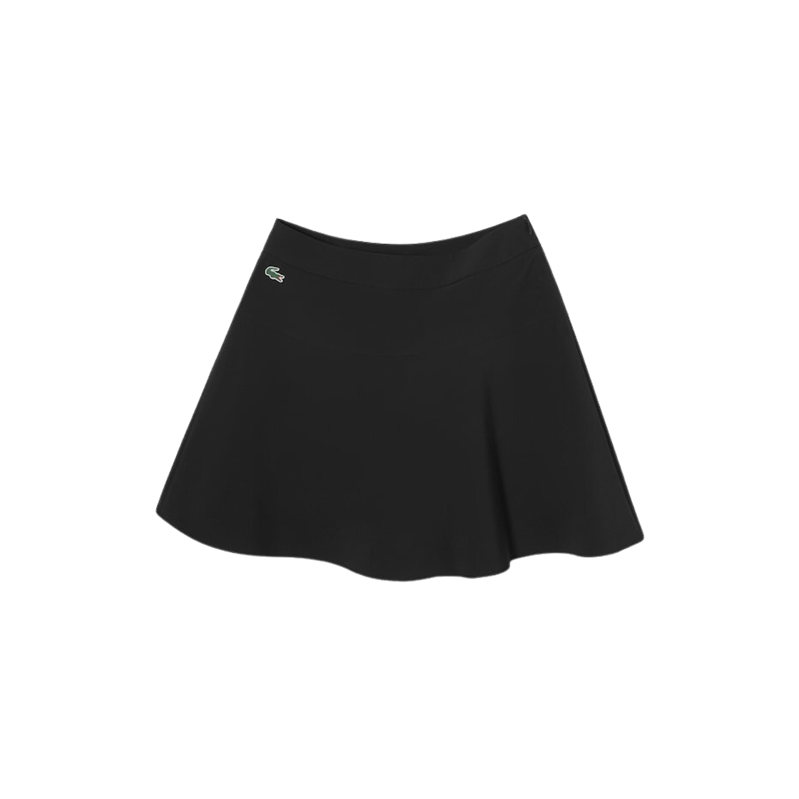 (W) Lacoste Tennis Flare Mini Skirt Black 상세 이미지 1