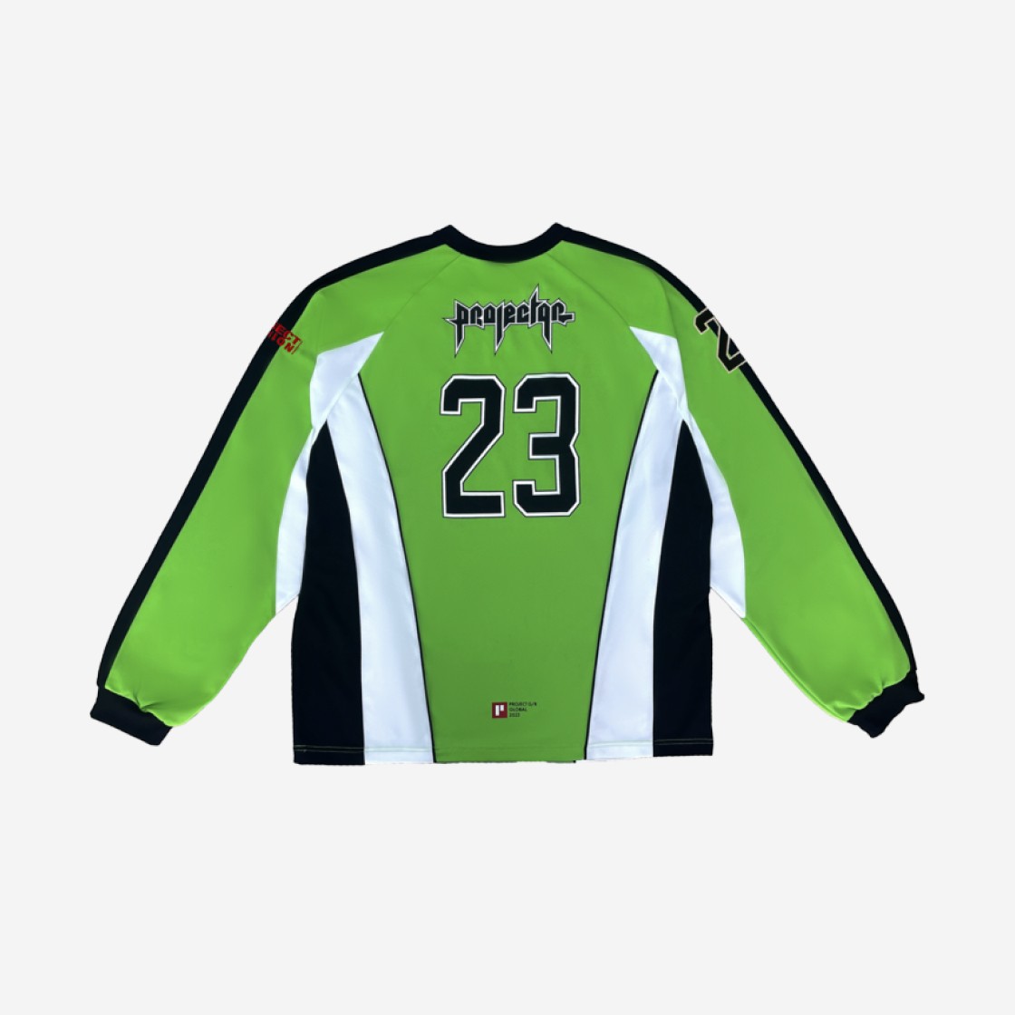 Project G/R Long Sleeve Football Jersey Green 상세 이미지 2