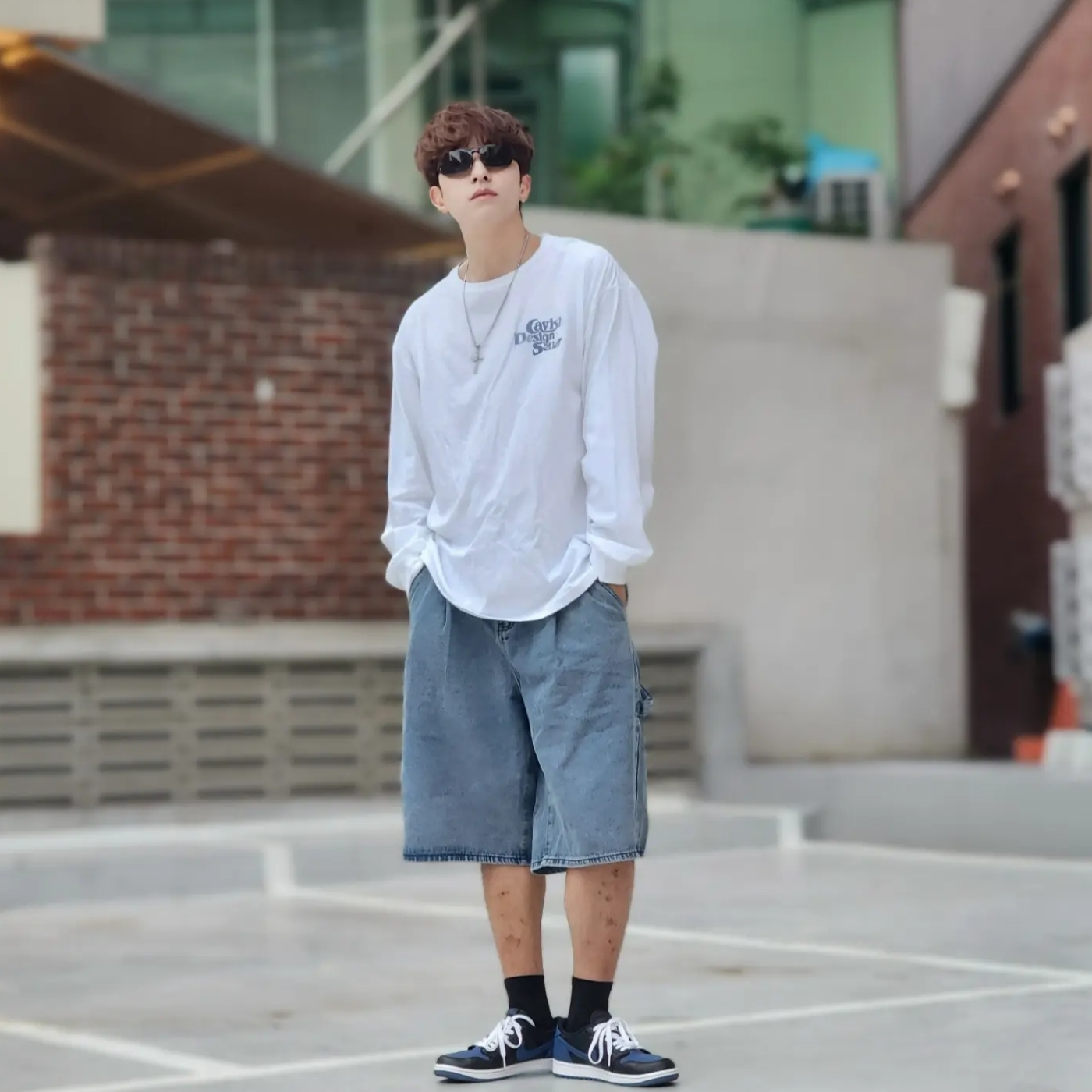Jordan 1 Retro Low OG Mystic Navy, (W) Jordan 1 Retro Low OG Mystic Navy 착용 스타일 - 5