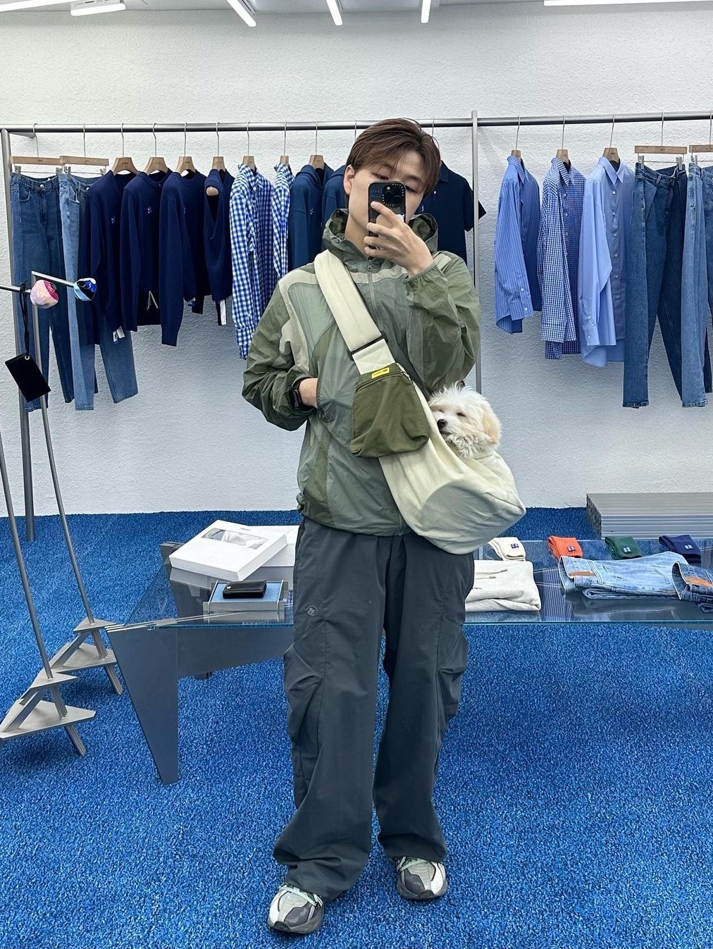 Sansan Gear Sprinter Jacket Light Khaki - 23SS 착용 스타일