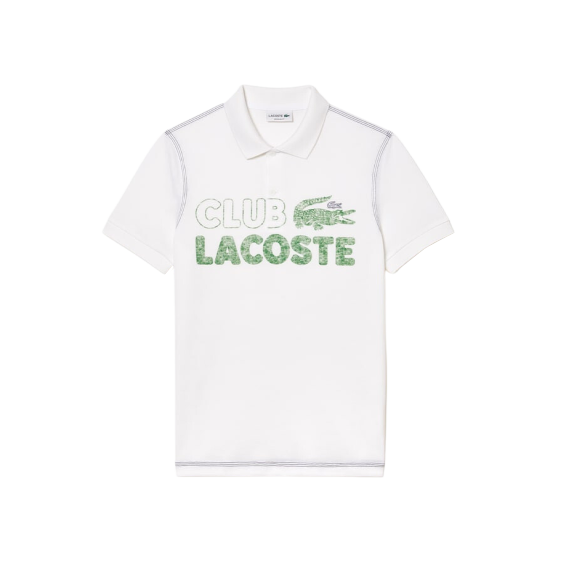 Lacoste Summer Pack Graphic Polo White 상세 이미지 1