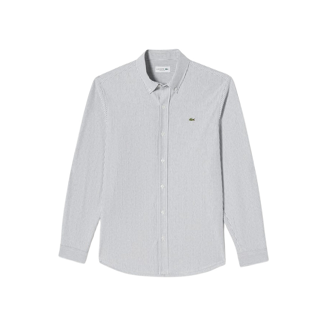 라코스테 저지 스트라이프 셔츠 블랙 Lacoste KREAM