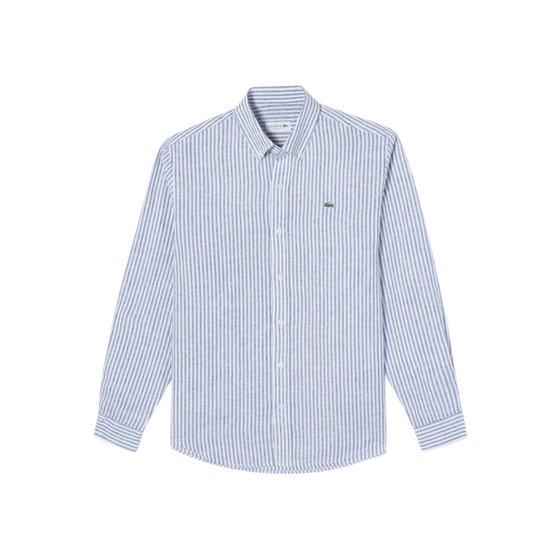 Lacoste Linen Stripe Shirt Navy Blue 상세 이미지 1