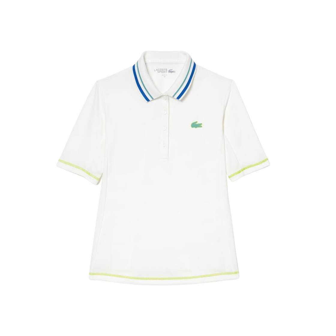 (W) 라코스테 사이드 메쉬 폴로 화이트 Lacoste KREAM