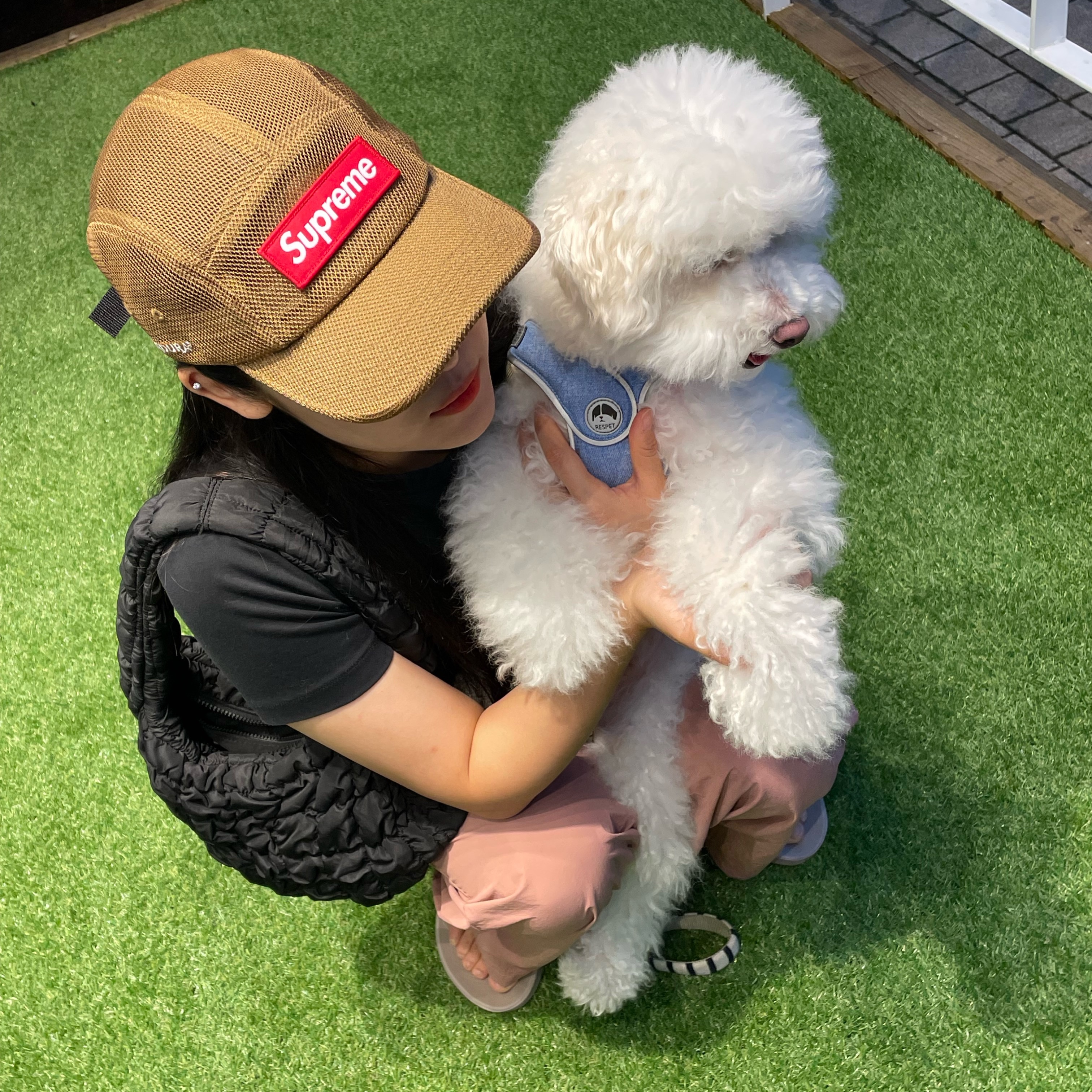 Supreme Mesh Cordura Camp Cap Sand - 23SS, COS Quilted Mini Bag Black 착용 스타일