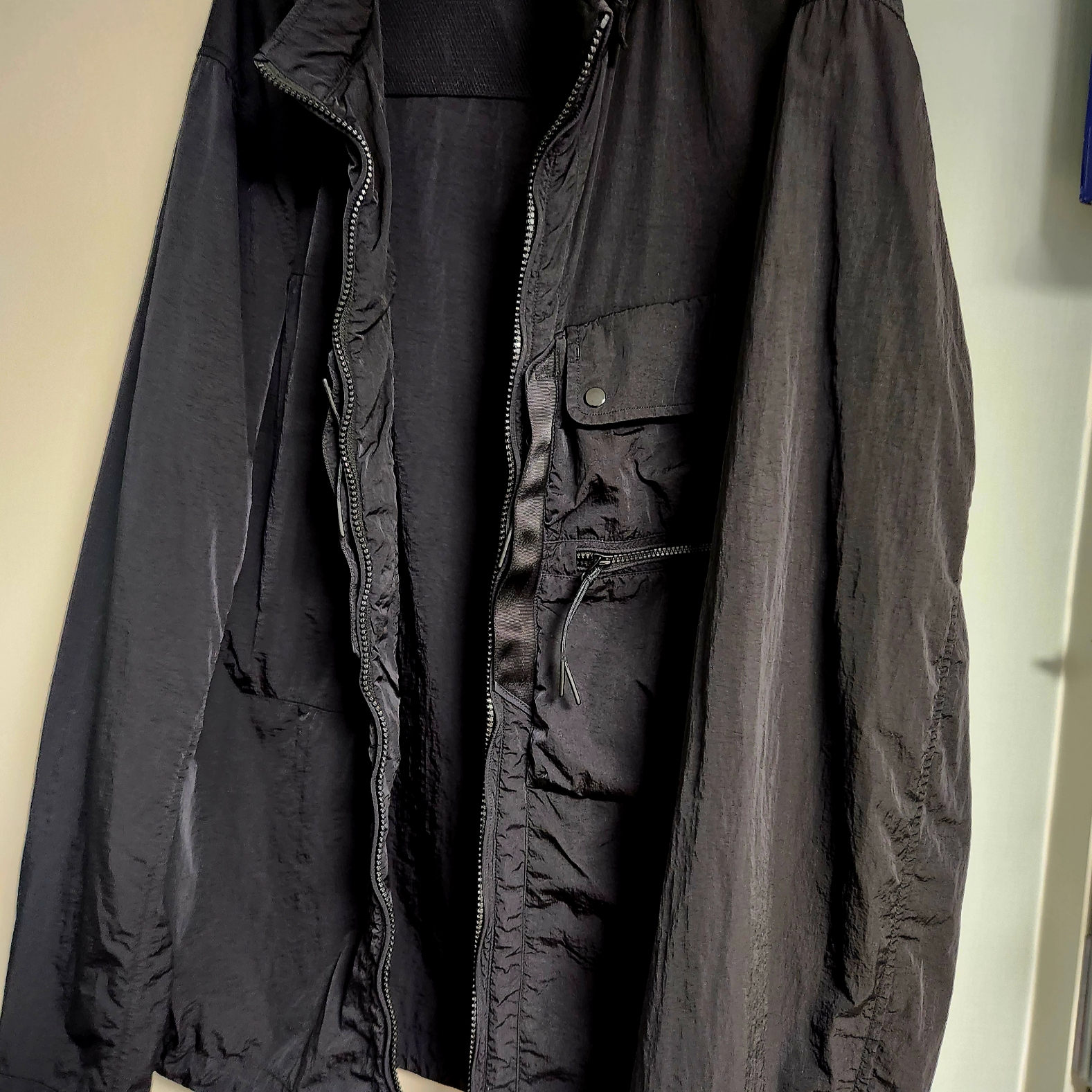 C.P. Company Chrome-R Goggle Overshirt Black - 23SS 착용 스타일 - 1