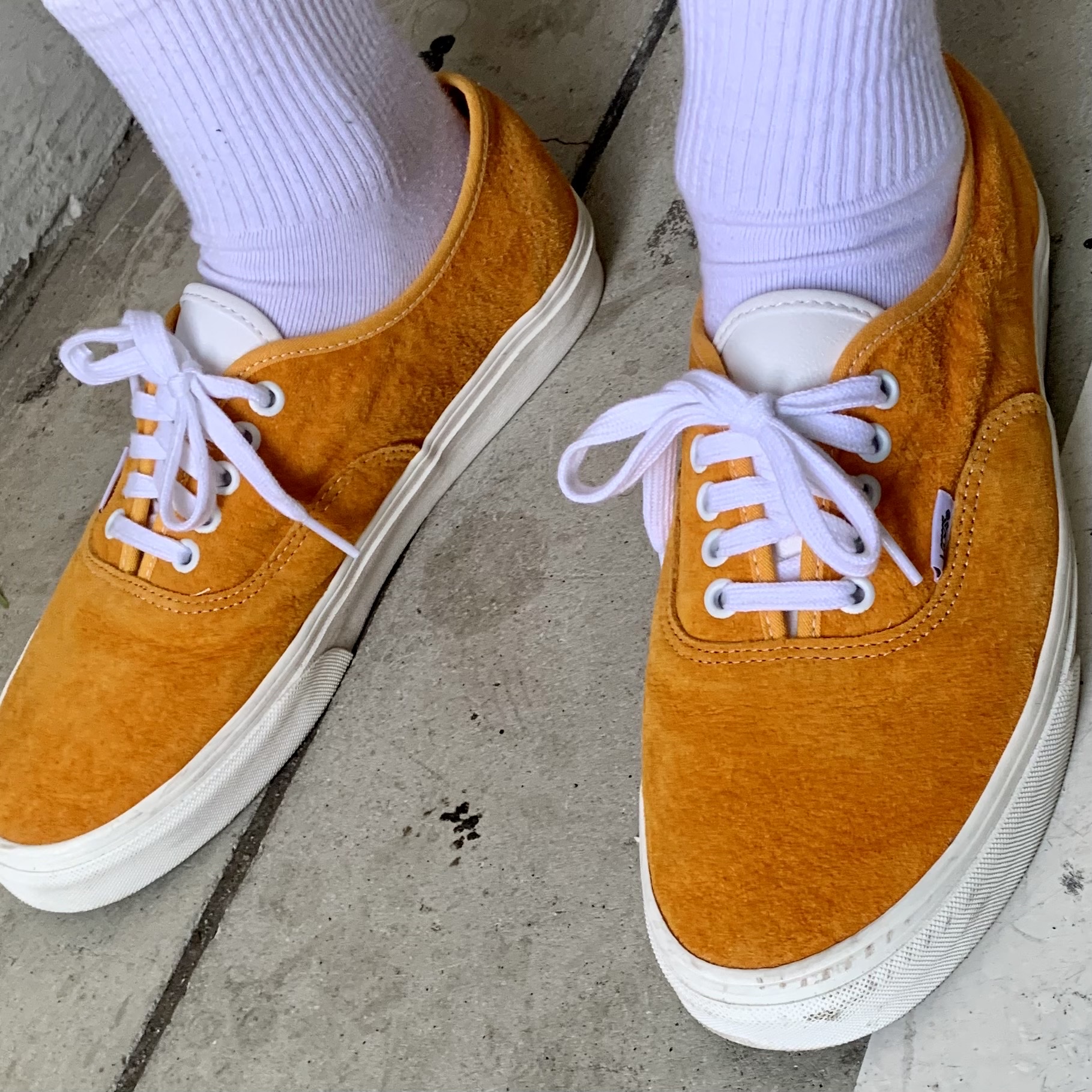 Vans Authentic Pig Suede Desert Sun, Nike Heritage 86 Futura Washed Cap Khaki 착용 스타일 - 3